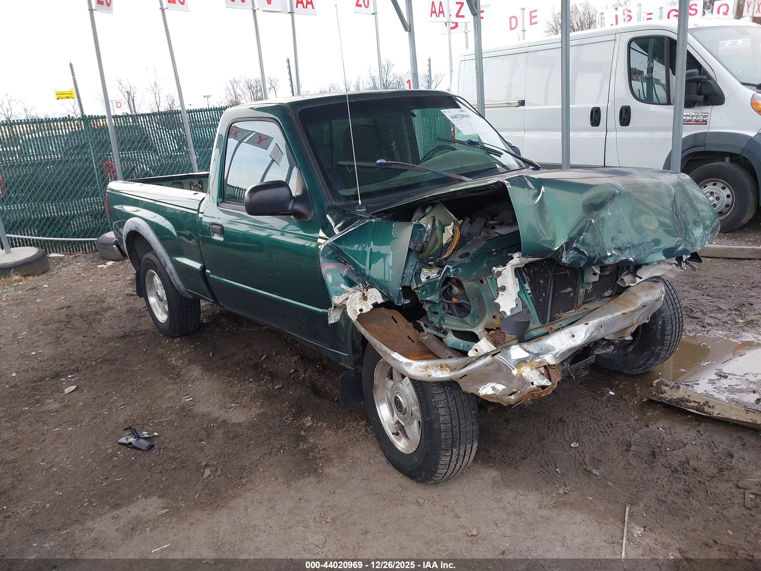 1999 Mazda B2500 Se/sx/tl Зеленый vin: 4F4YR12C8XTM31837
