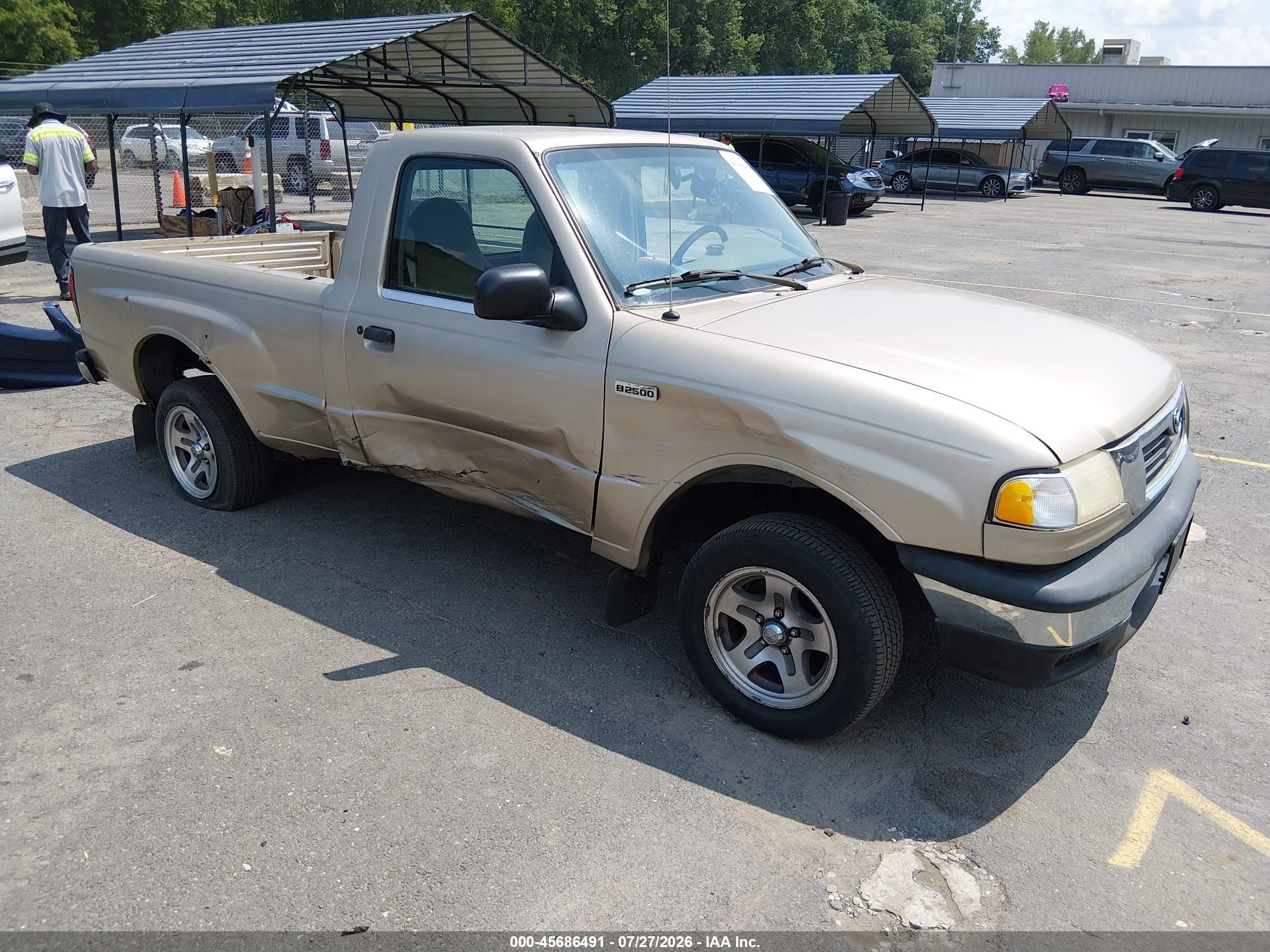 1999 Mazda B2500 Se/sx/tl Gold vin: 4F4YR12C8XTM47102