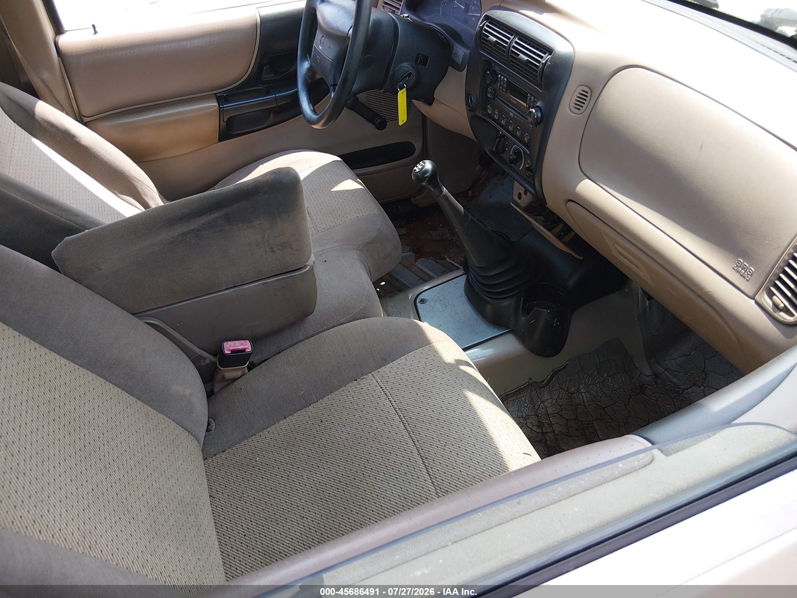 1999 Mazda B2500 Se/sx/tl Gold vin: 4F4YR12C8XTM47102