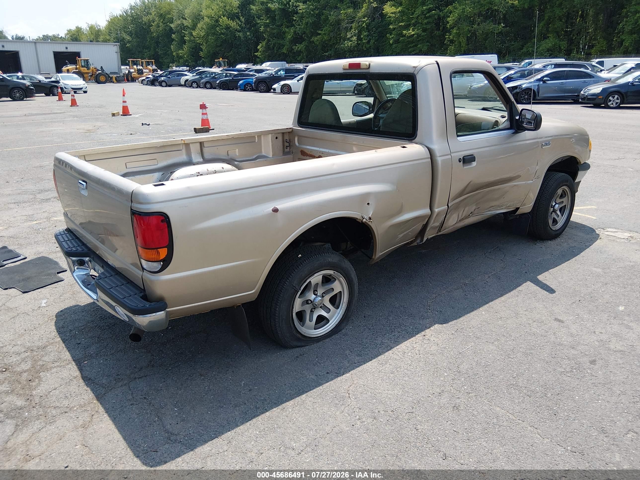 1999 Mazda B2500 Se/sx/tl Gold vin: 4F4YR12C8XTM47102