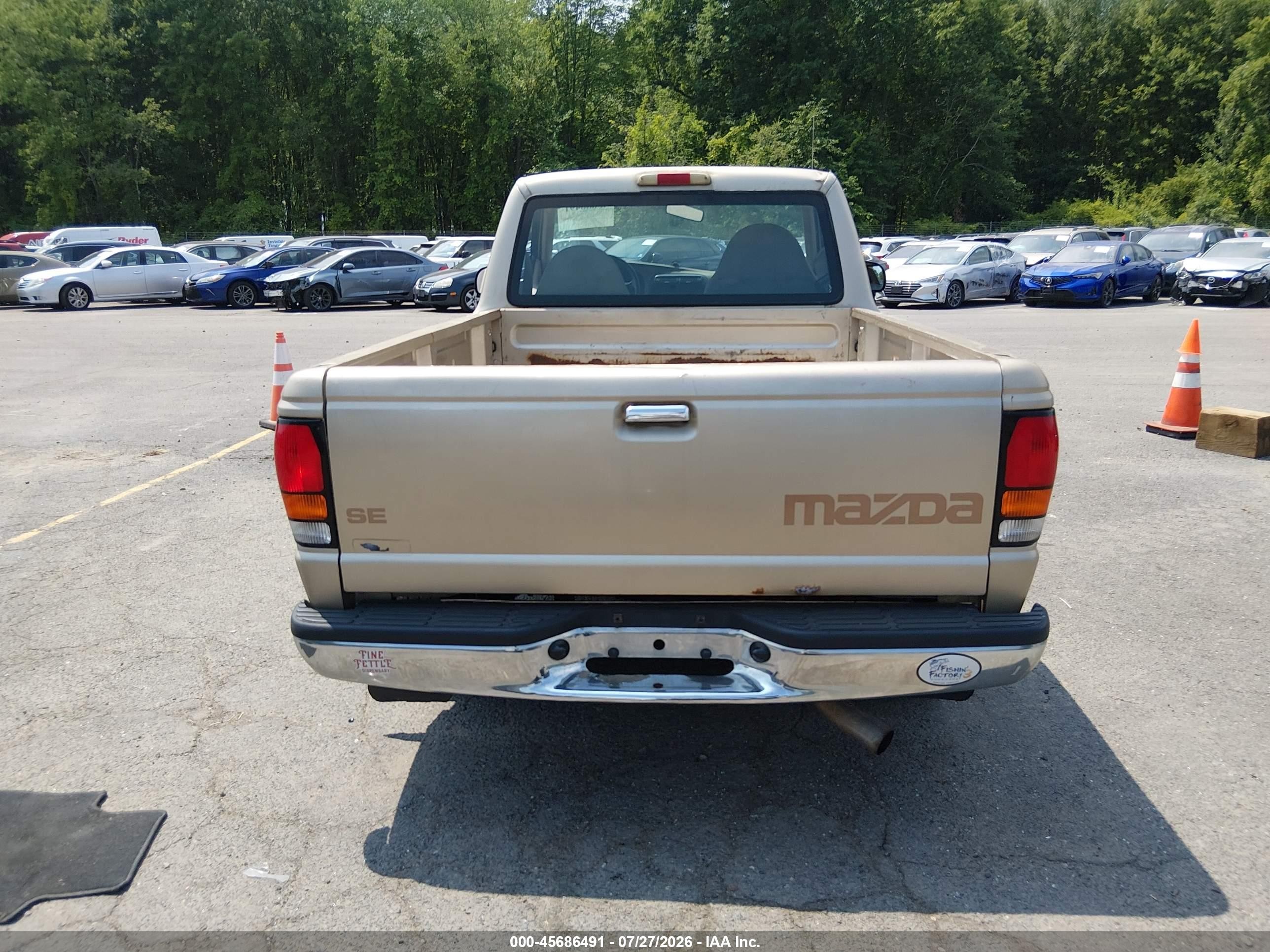 1999 Mazda B2500 Se/sx/tl Gold vin: 4F4YR12C8XTM47102