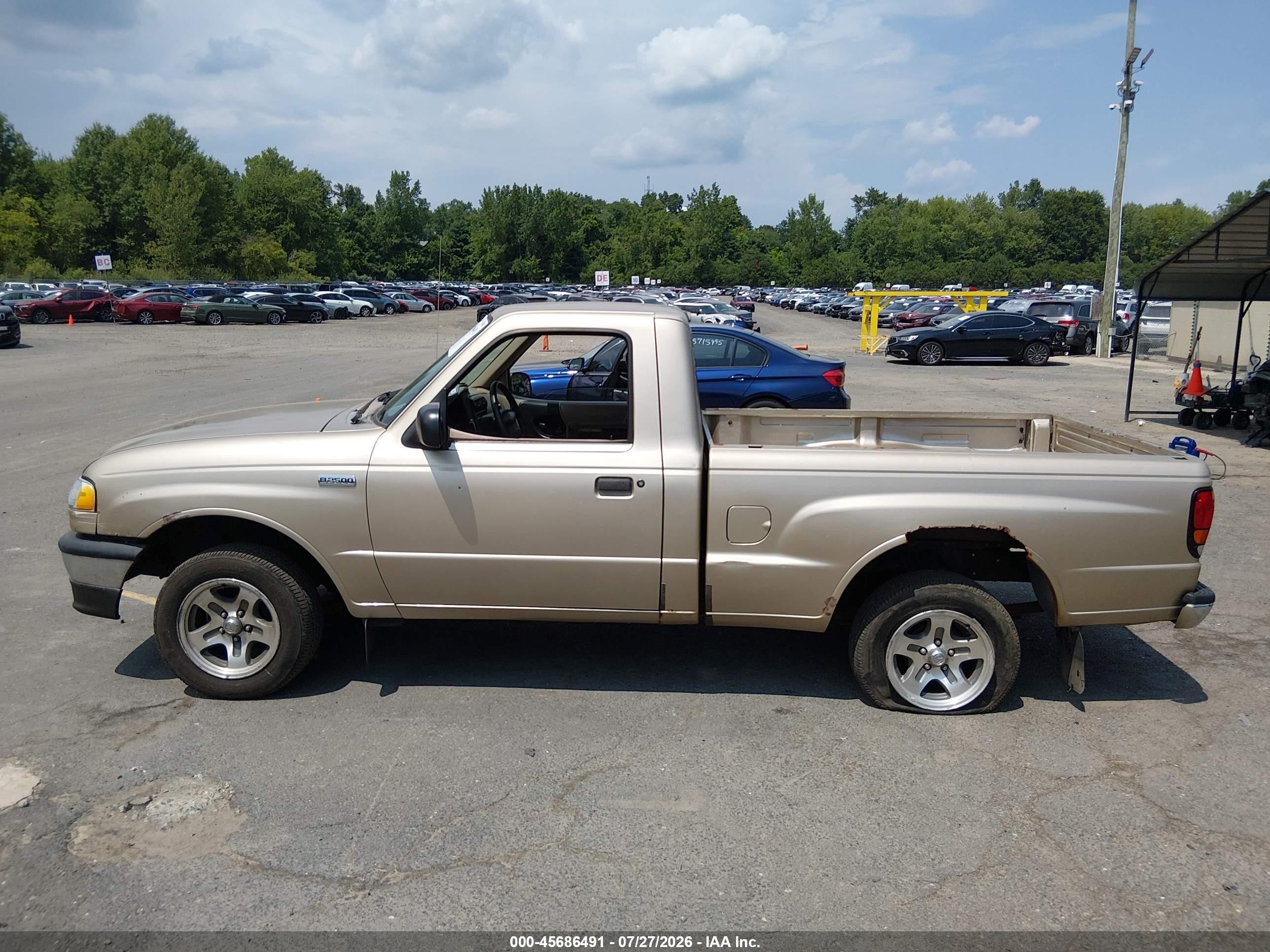 1999 Mazda B2500 Se/sx/tl Gold vin: 4F4YR12C8XTM47102
