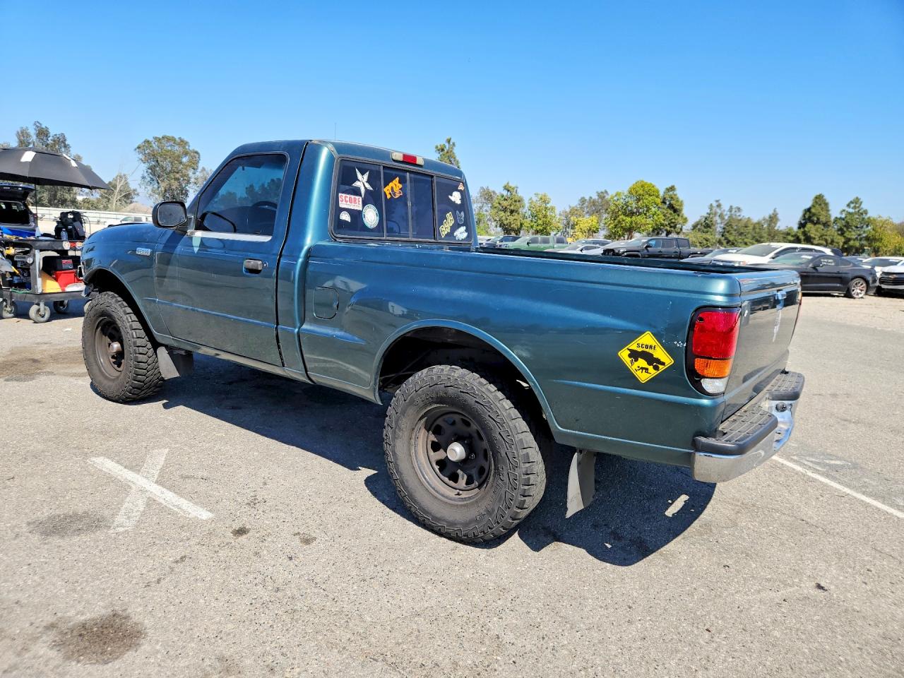 2000 Mazda B2500 Green vin: 4F4YR12C8YTM22265