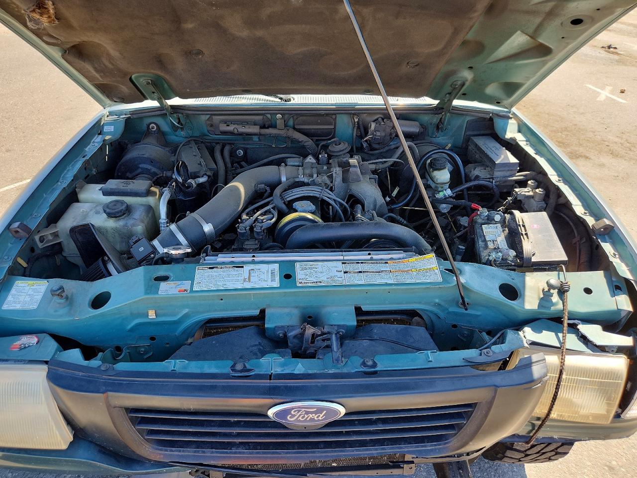 2000 Mazda B2500 Green vin: 4F4YR12C8YTM22265