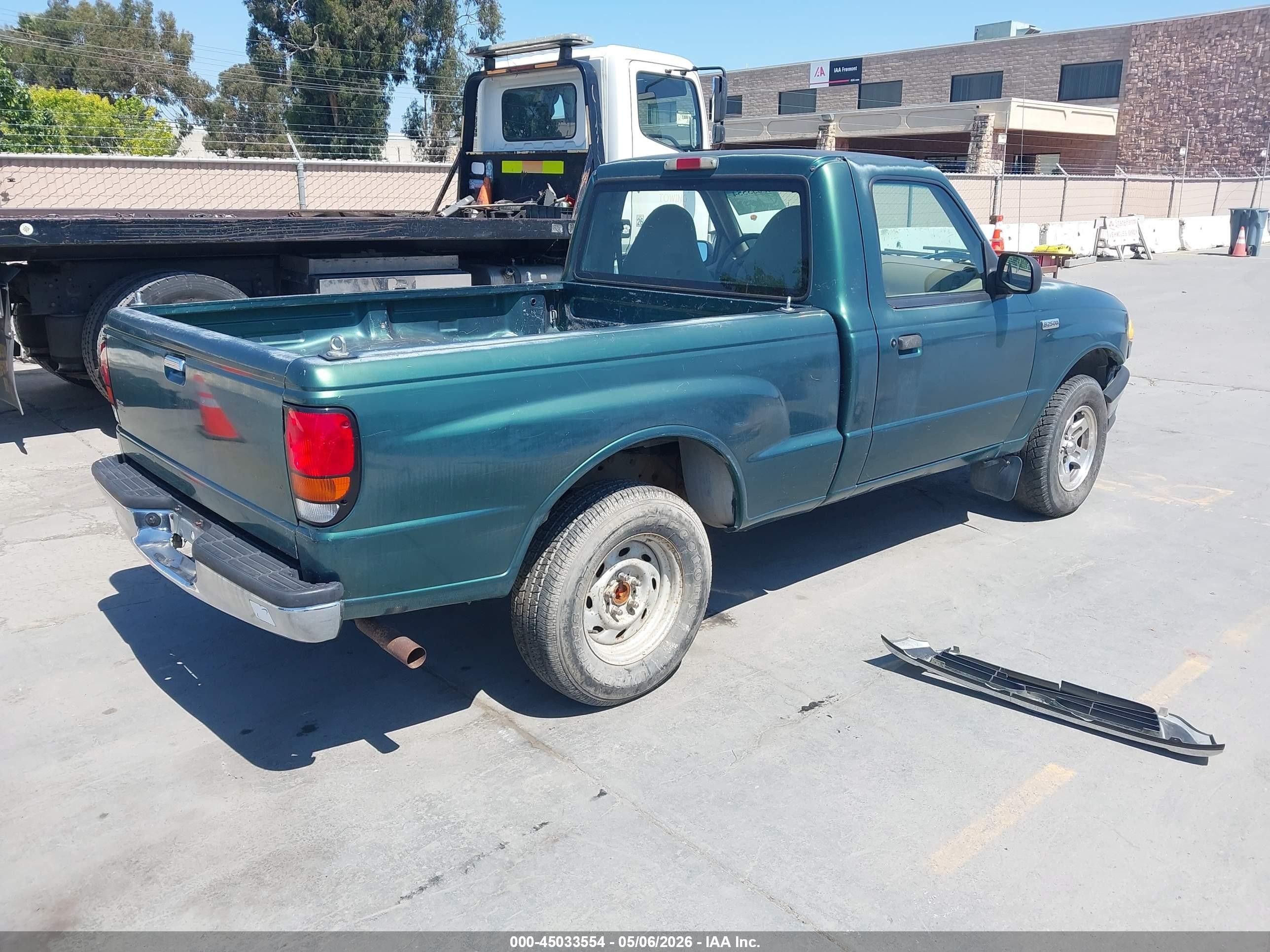 1999 Mazda B2500 Se/sx/tl Green vin: 4F4YR12C9XTM07711