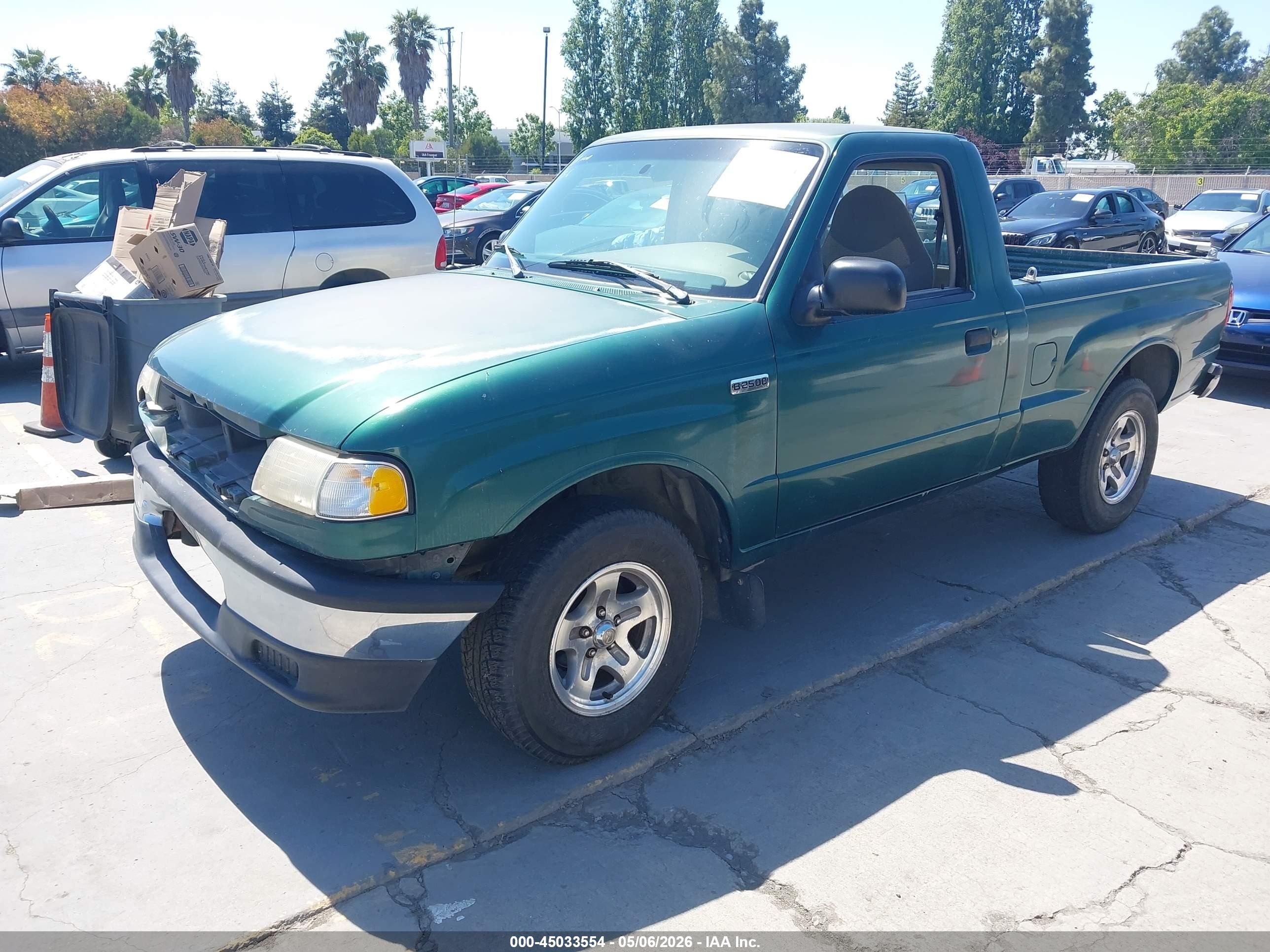 1999 Mazda B2500 Se/sx/tl Green vin: 4F4YR12C9XTM07711