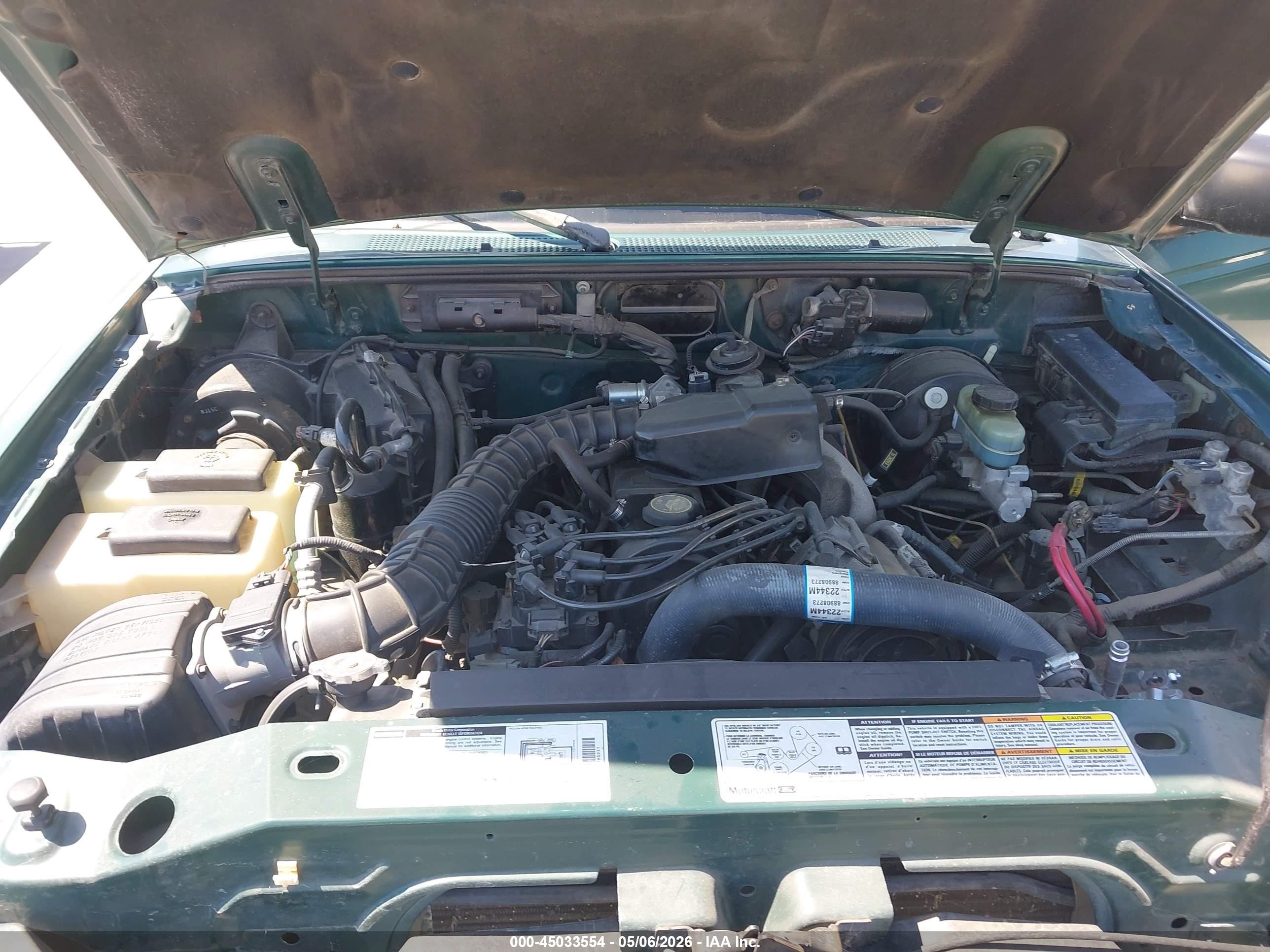 1999 Mazda B2500 Se/sx/tl Green vin: 4F4YR12C9XTM07711