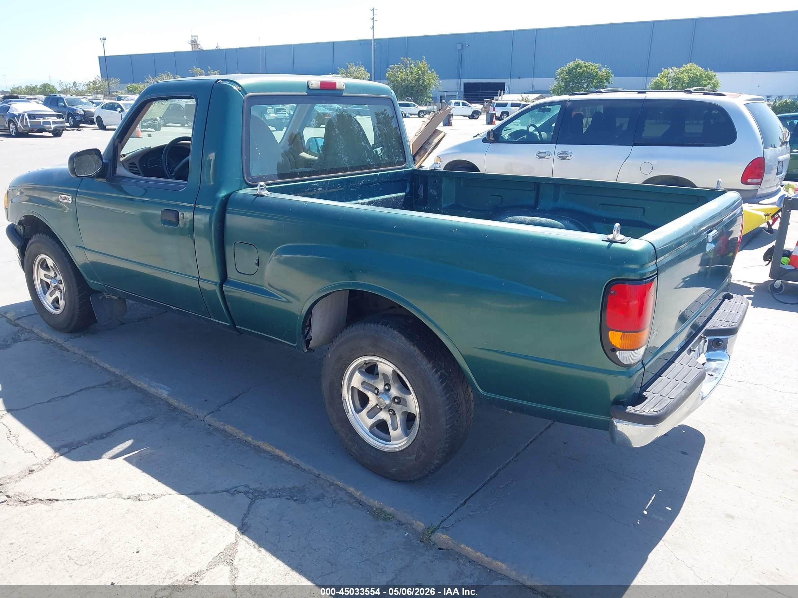 1999 Mazda B2500 Se/sx/tl Green vin: 4F4YR12C9XTM07711