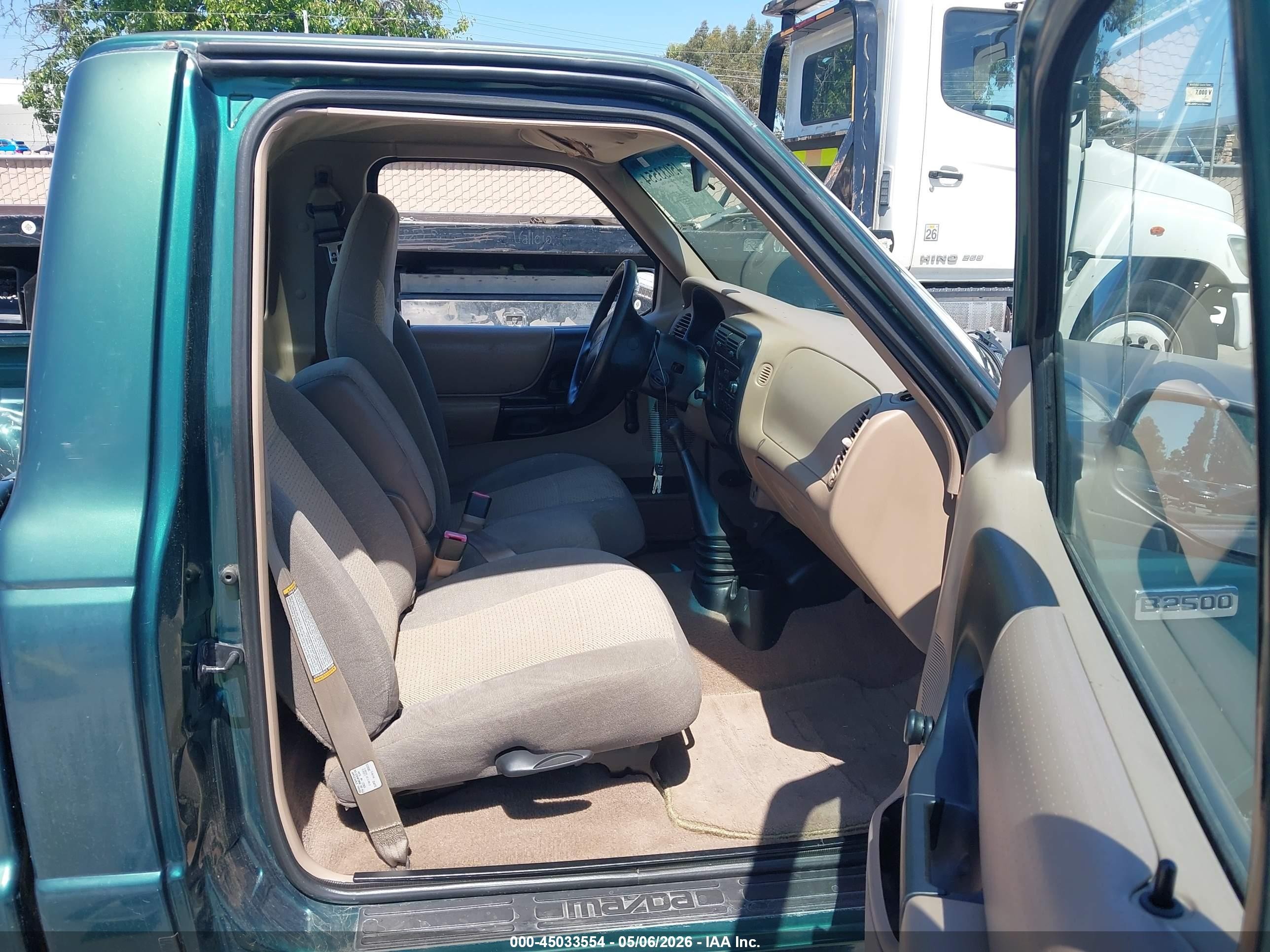 1999 Mazda B2500 Se/sx/tl Green vin: 4F4YR12C9XTM07711