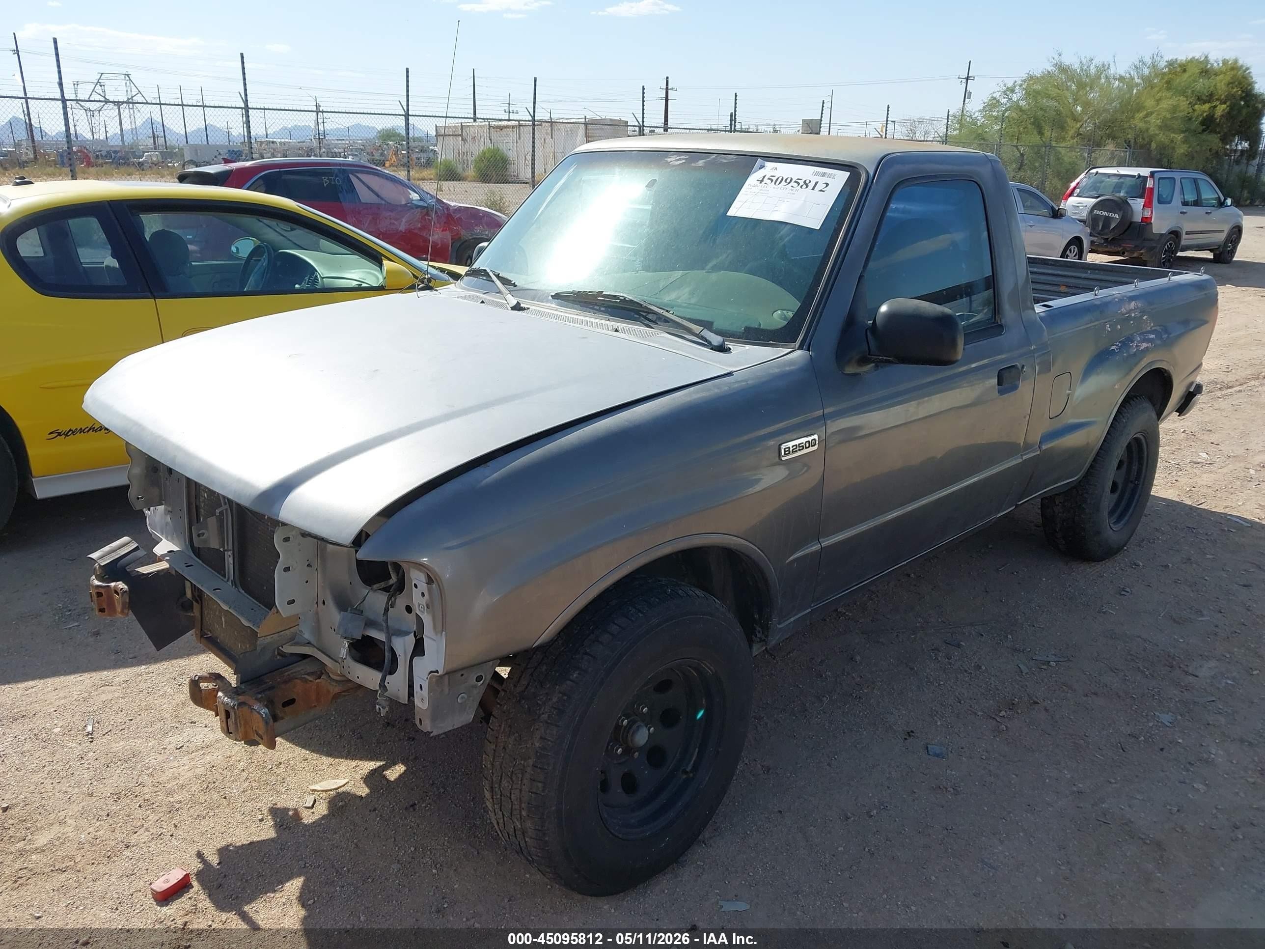 1999 Mazda B2500 Se/sx/tl Gray vin: 4F4YR12C9XTM24153