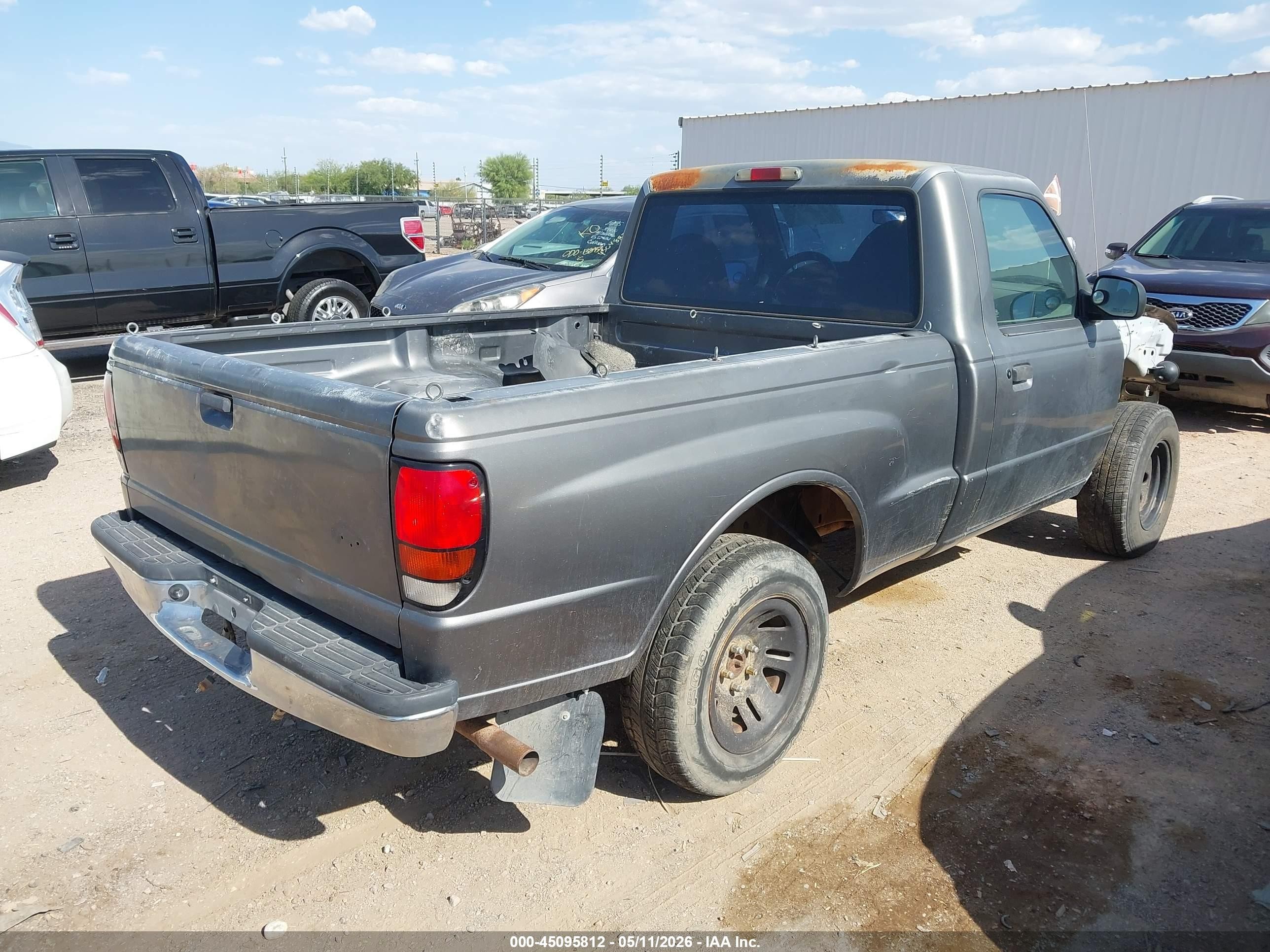 1999 Mazda B2500 Se/sx/tl Gray vin: 4F4YR12C9XTM24153