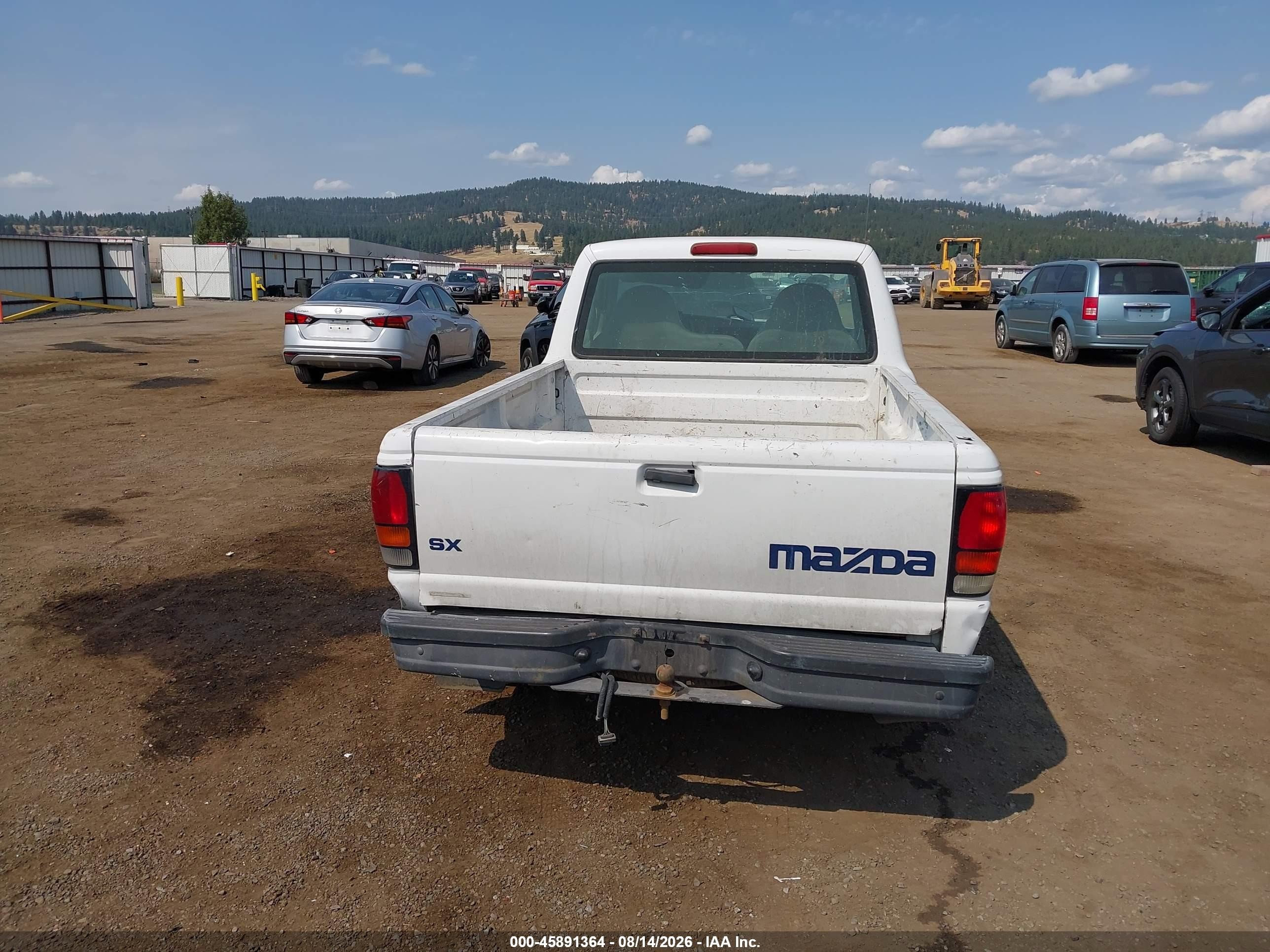 1999 Mazda B2500   White vin: 4F4YR12CXXTM26221