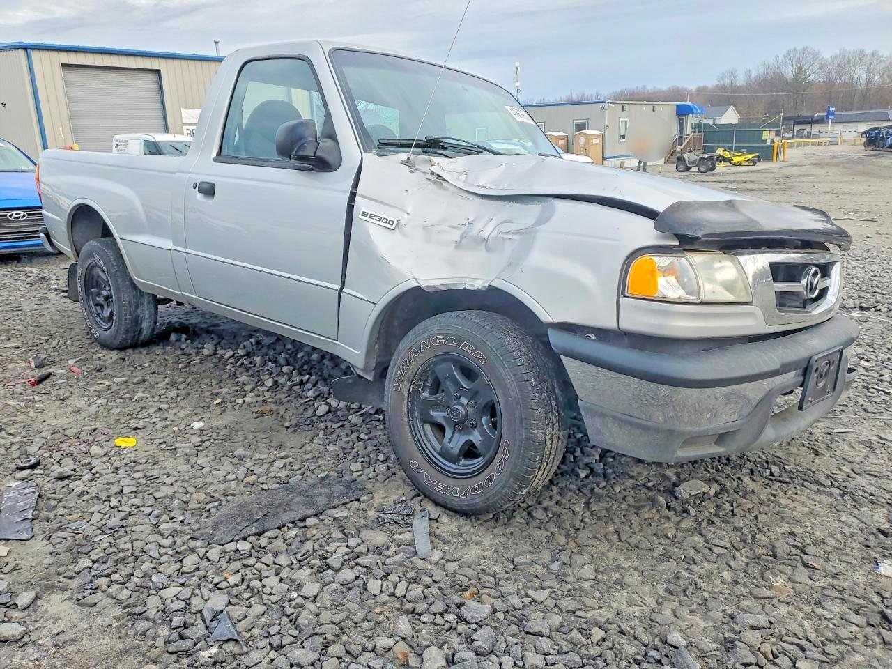 2001 Mazda B2300 Silver vin: 4F4YR12D01TM30830