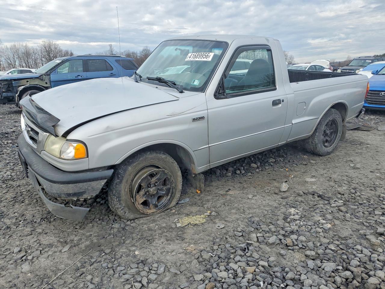 2001 Mazda B2300 Silver vin: 4F4YR12D01TM30830