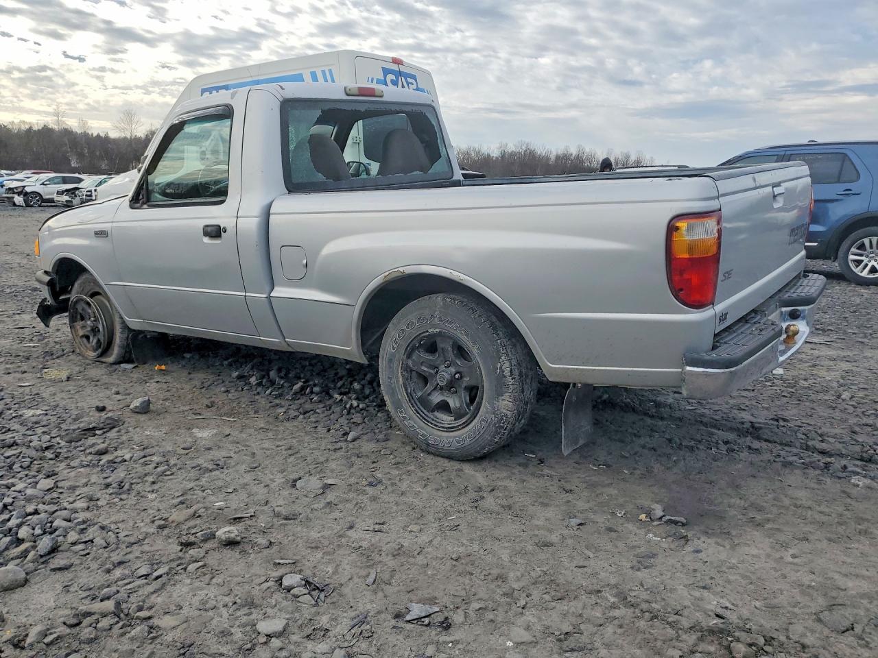 2001 Mazda B2300 Silver vin: 4F4YR12D01TM30830