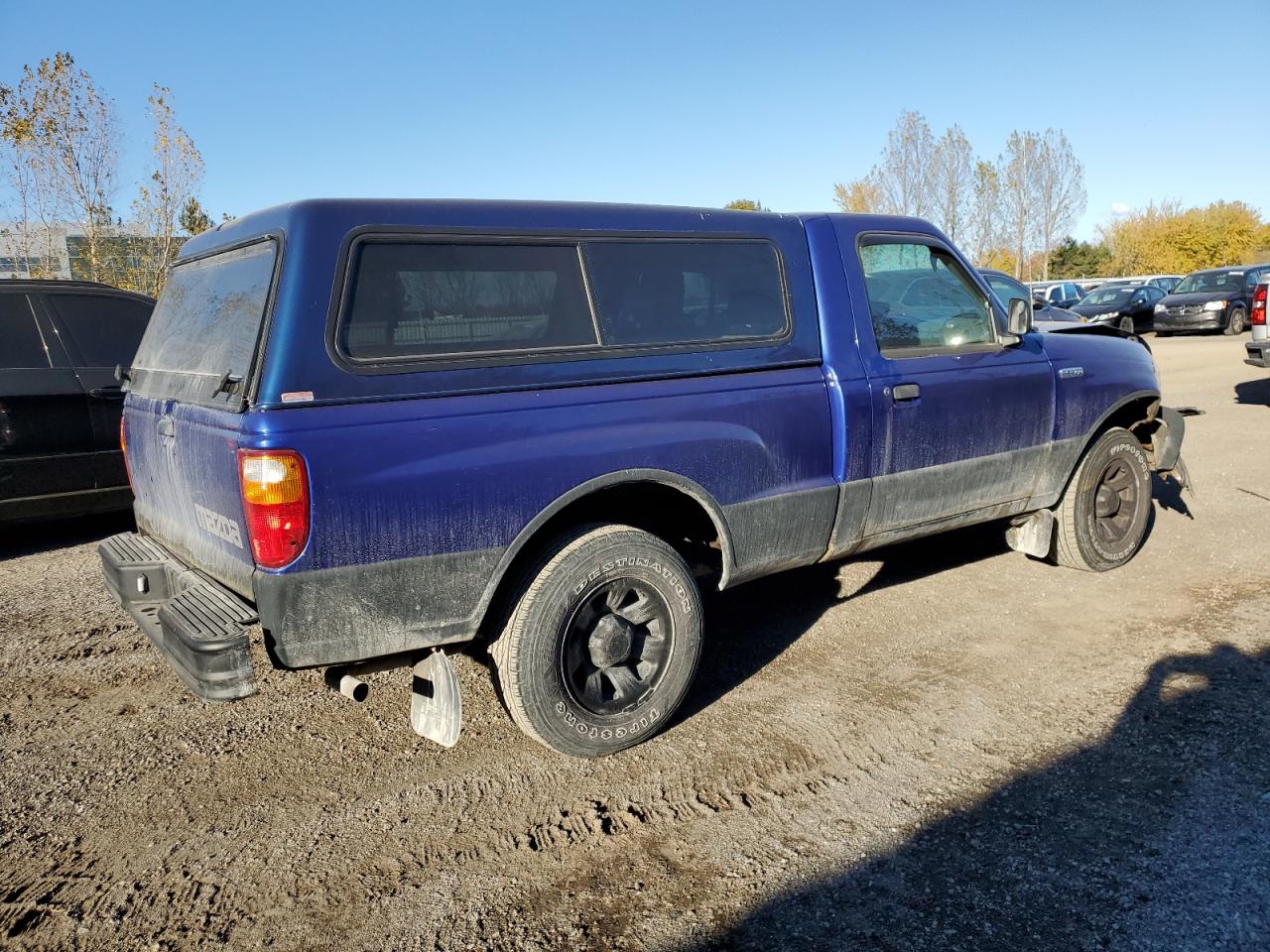 2004 Mazda B2300 Blue vin: 4F4YR12D04TM03941