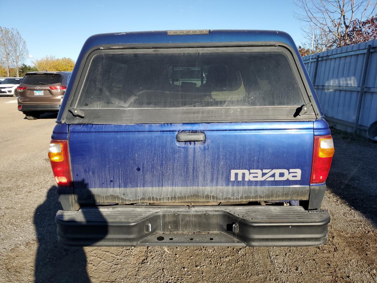 2004 Mazda B2300 Blue vin: 4F4YR12D04TM03941