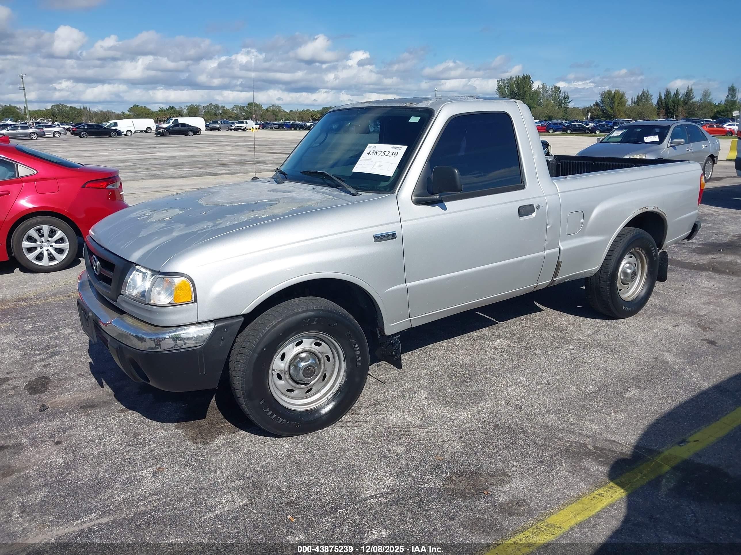2004 Mazda B2300   Silver vin: 4F4YR12D04TM11053