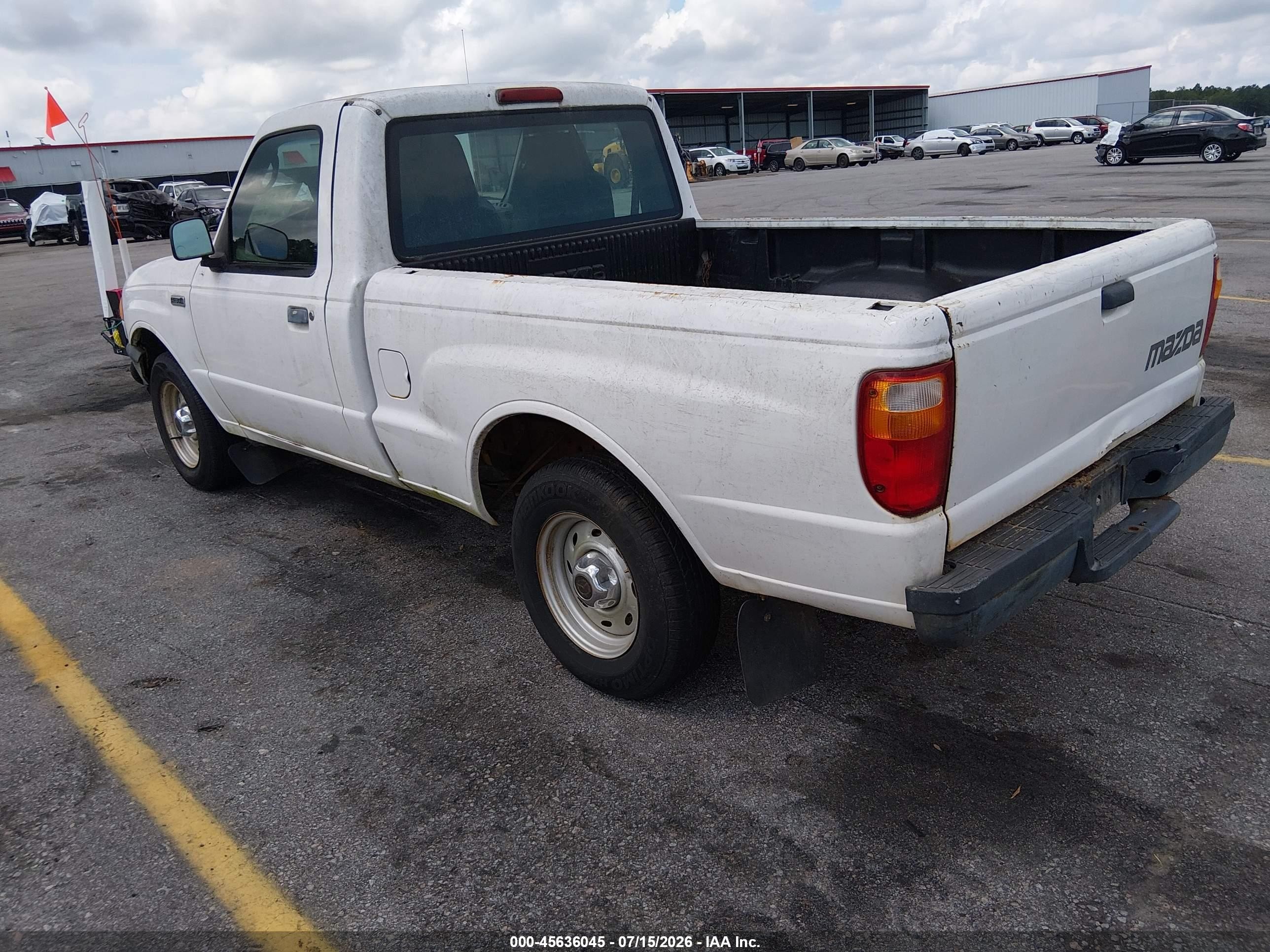 2004 Mazda B2300   White vin: 4F4YR12D04TM11215