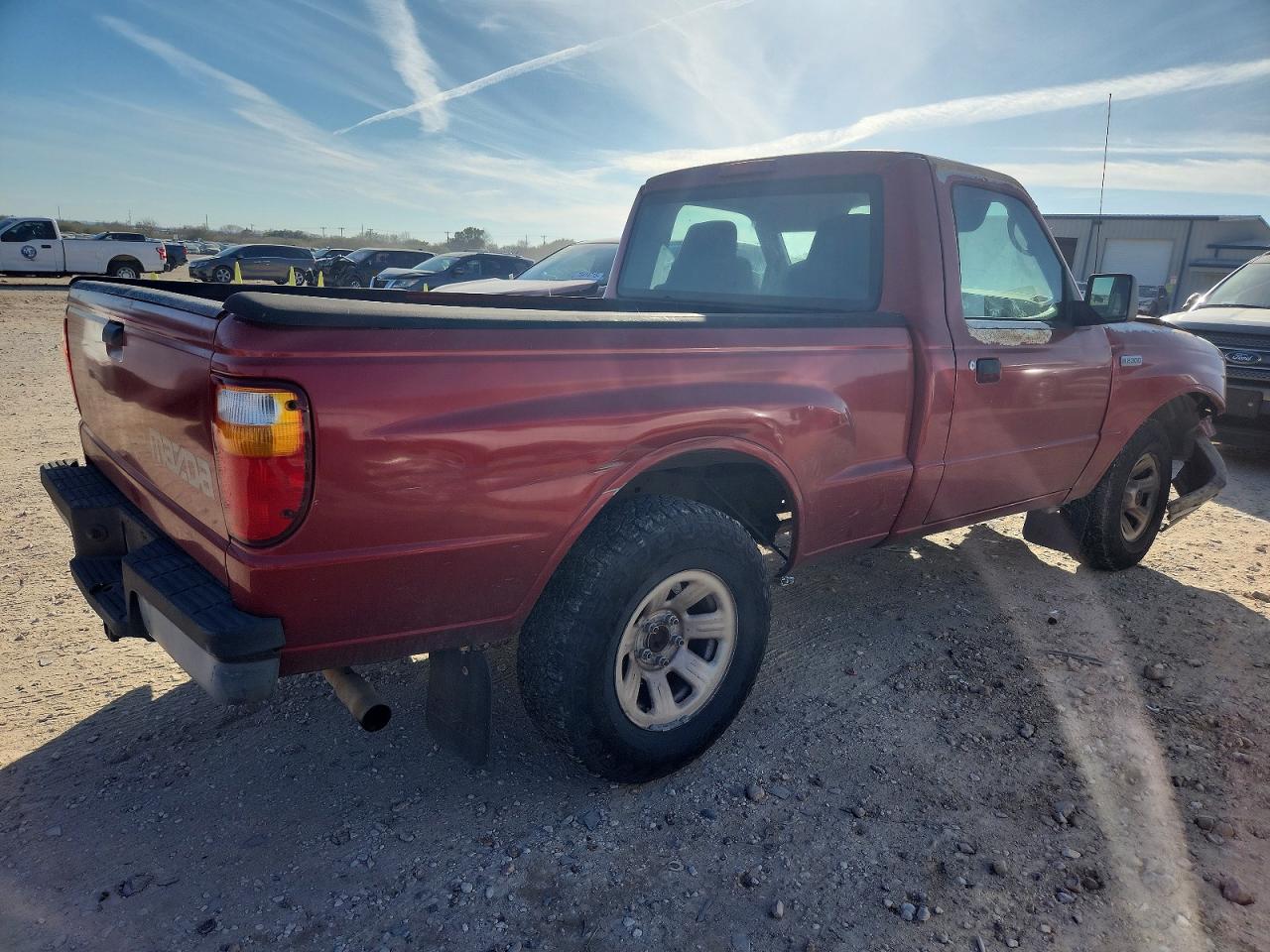 2008 Mazda B2300 Red vin: 4F4YR12D08PM03064