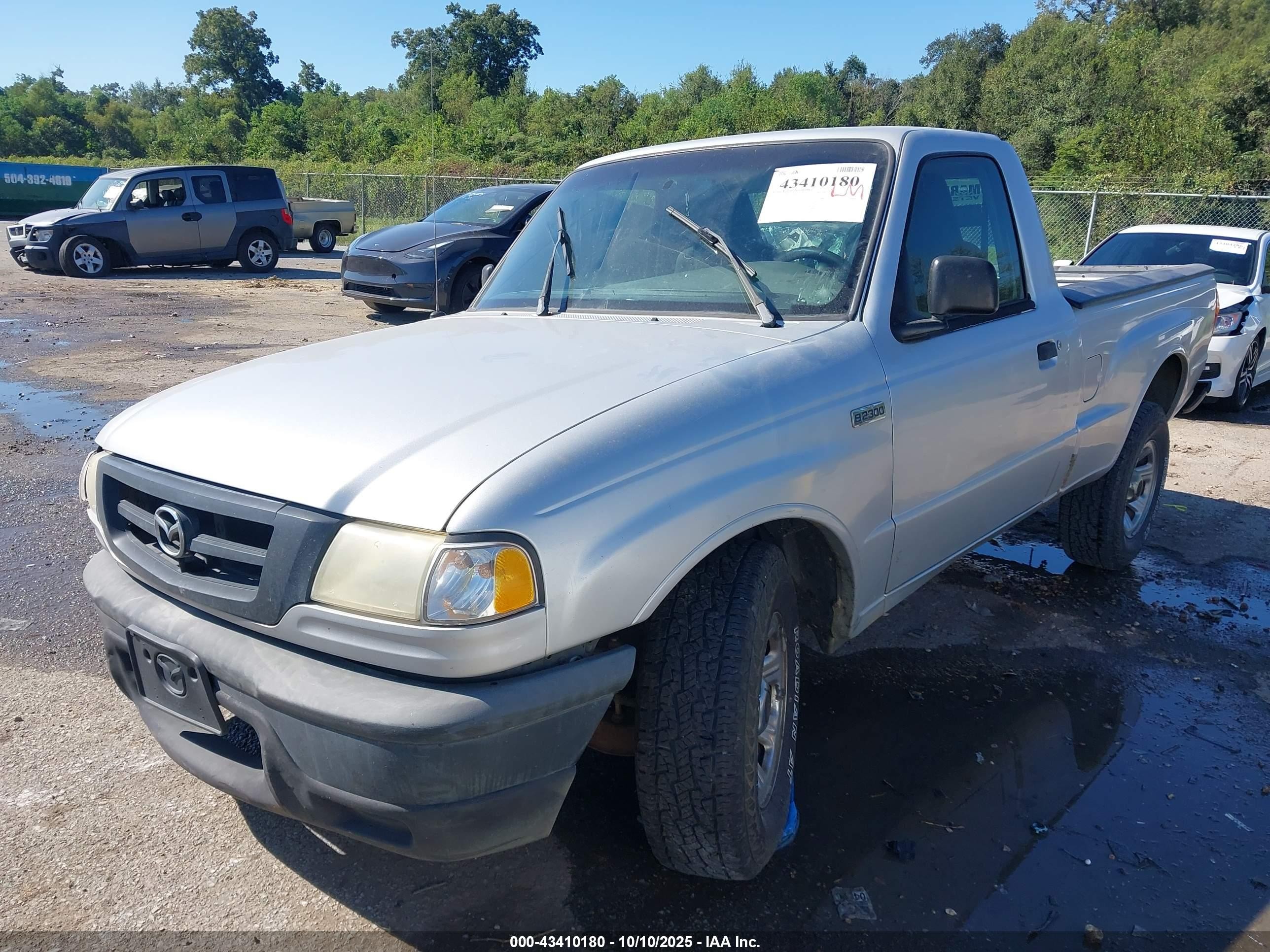 2004 Mazda B2300   Silver vin: 4F4YR12D14TM03124