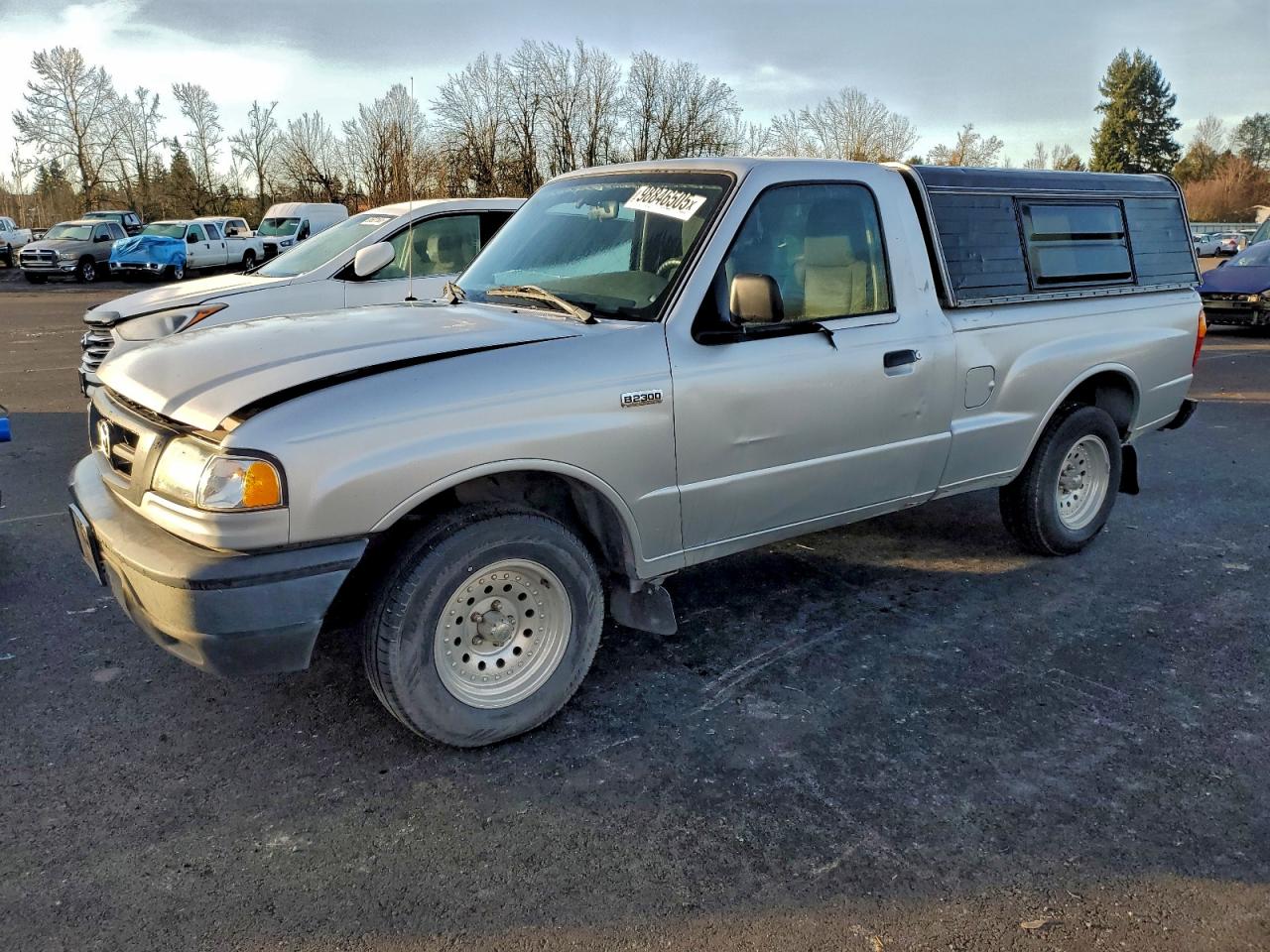 2004 Mazda B2300 Silver vin: 4F4YR12D14TM11188