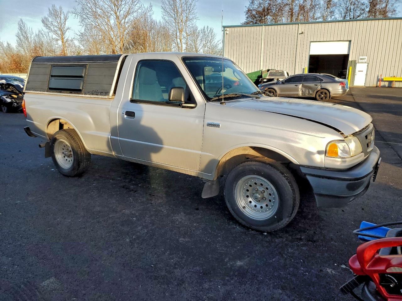 2004 Mazda B2300 Silver vin: 4F4YR12D14TM11188