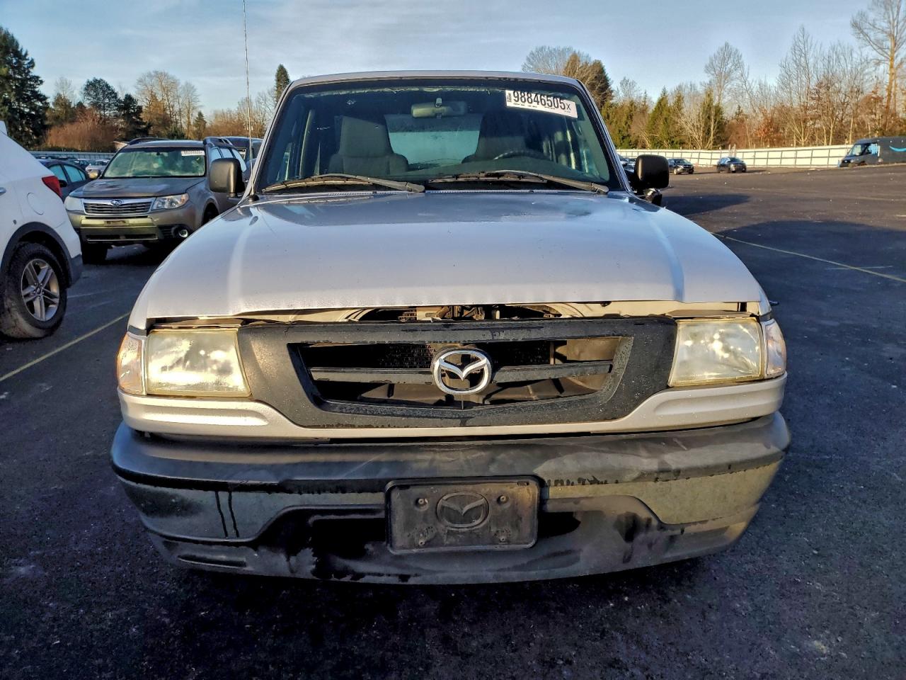 2004 Mazda B2300 Silver vin: 4F4YR12D14TM11188