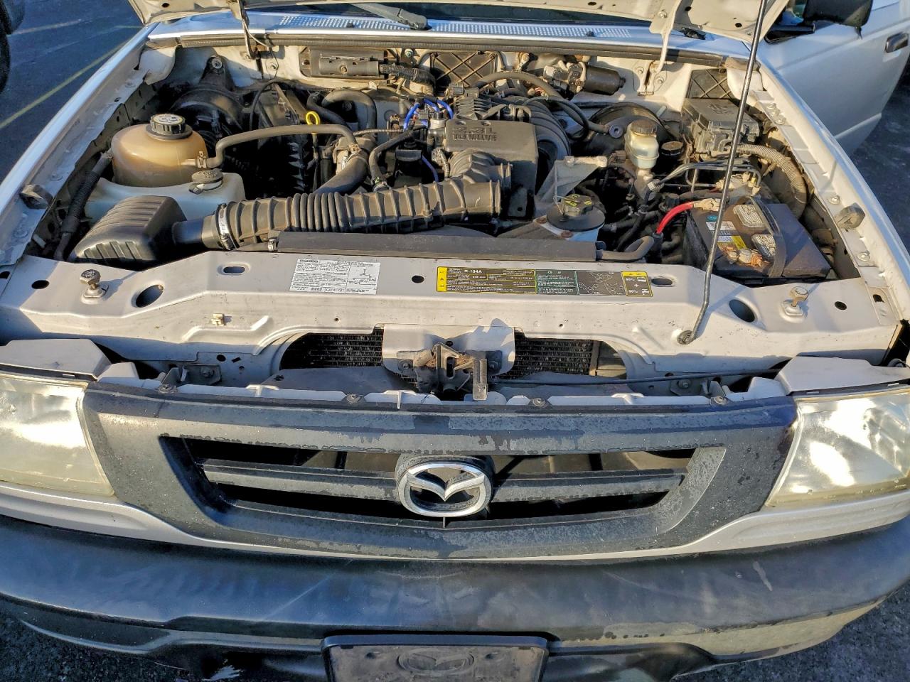 2004 Mazda B2300 Silver vin: 4F4YR12D14TM11188
