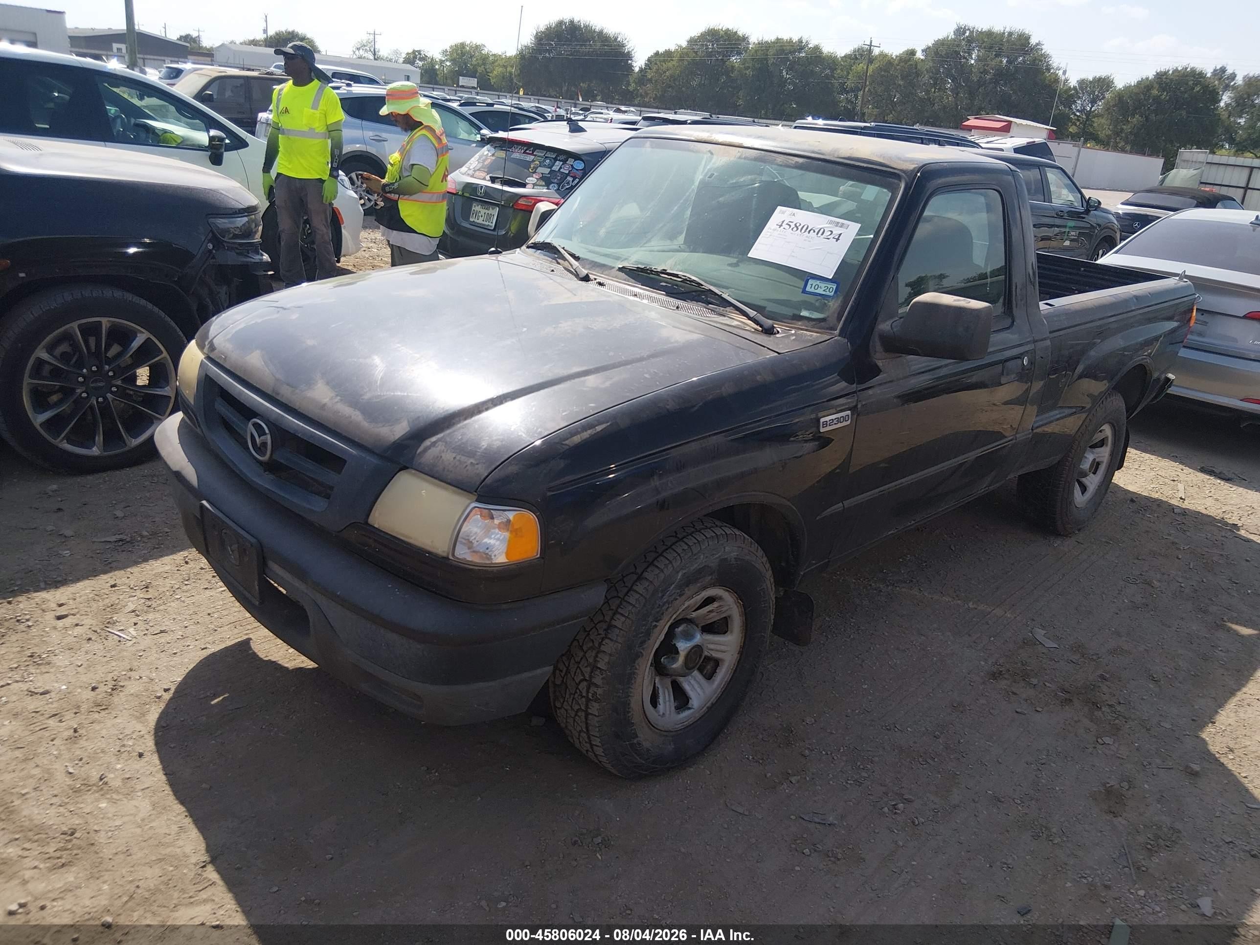 2008 Mazda B2300   Черный vin: 4F4YR12D18PM00402