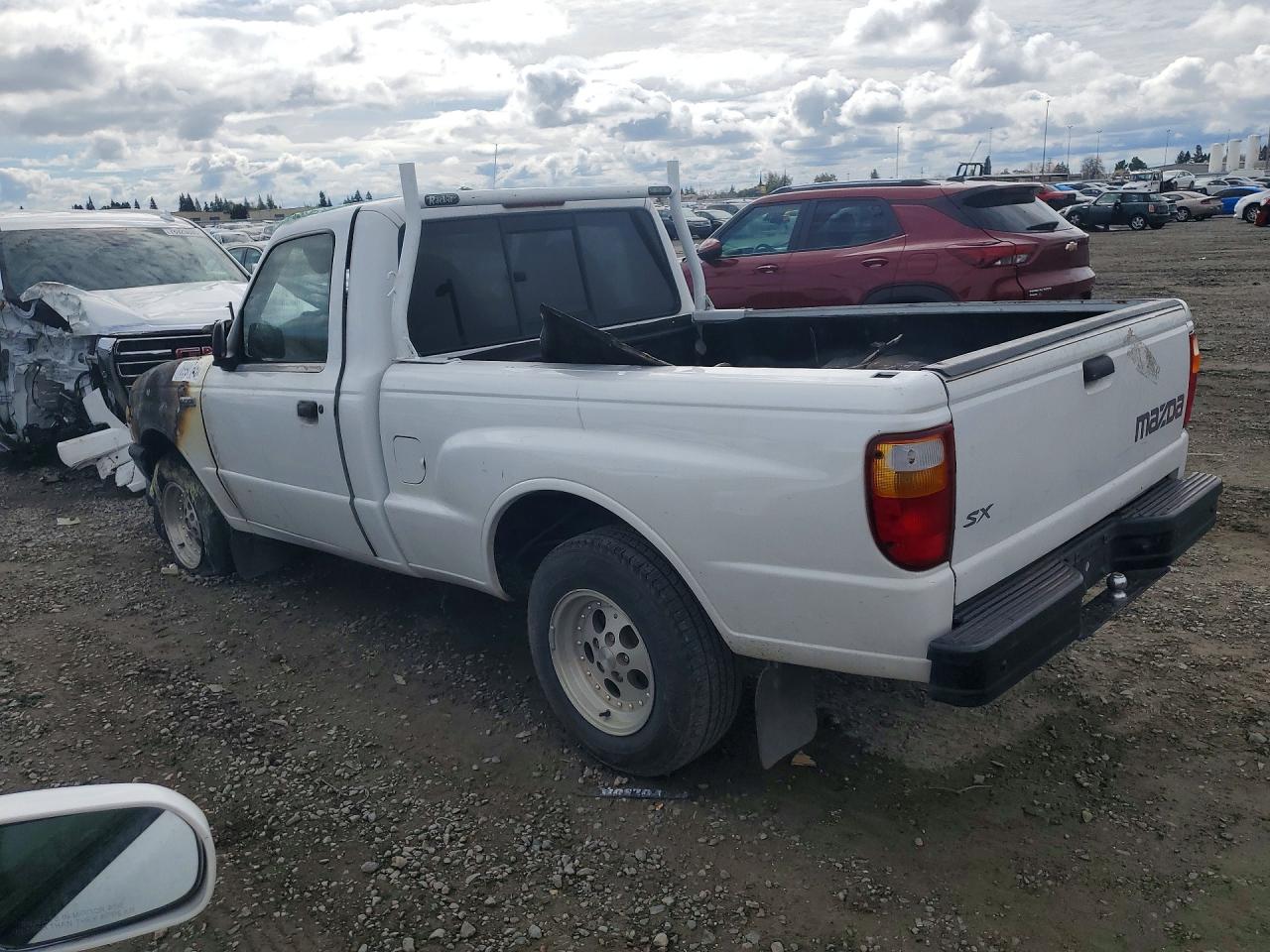 2001 Mazda B2300 White vin: 4F4YR12D41TM21208