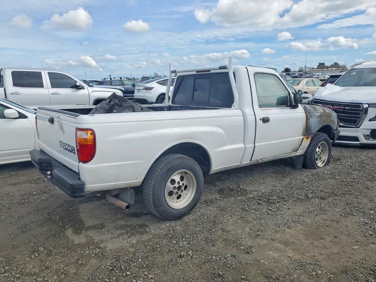 2001 Mazda B2300 White vin: 4F4YR12D41TM21208