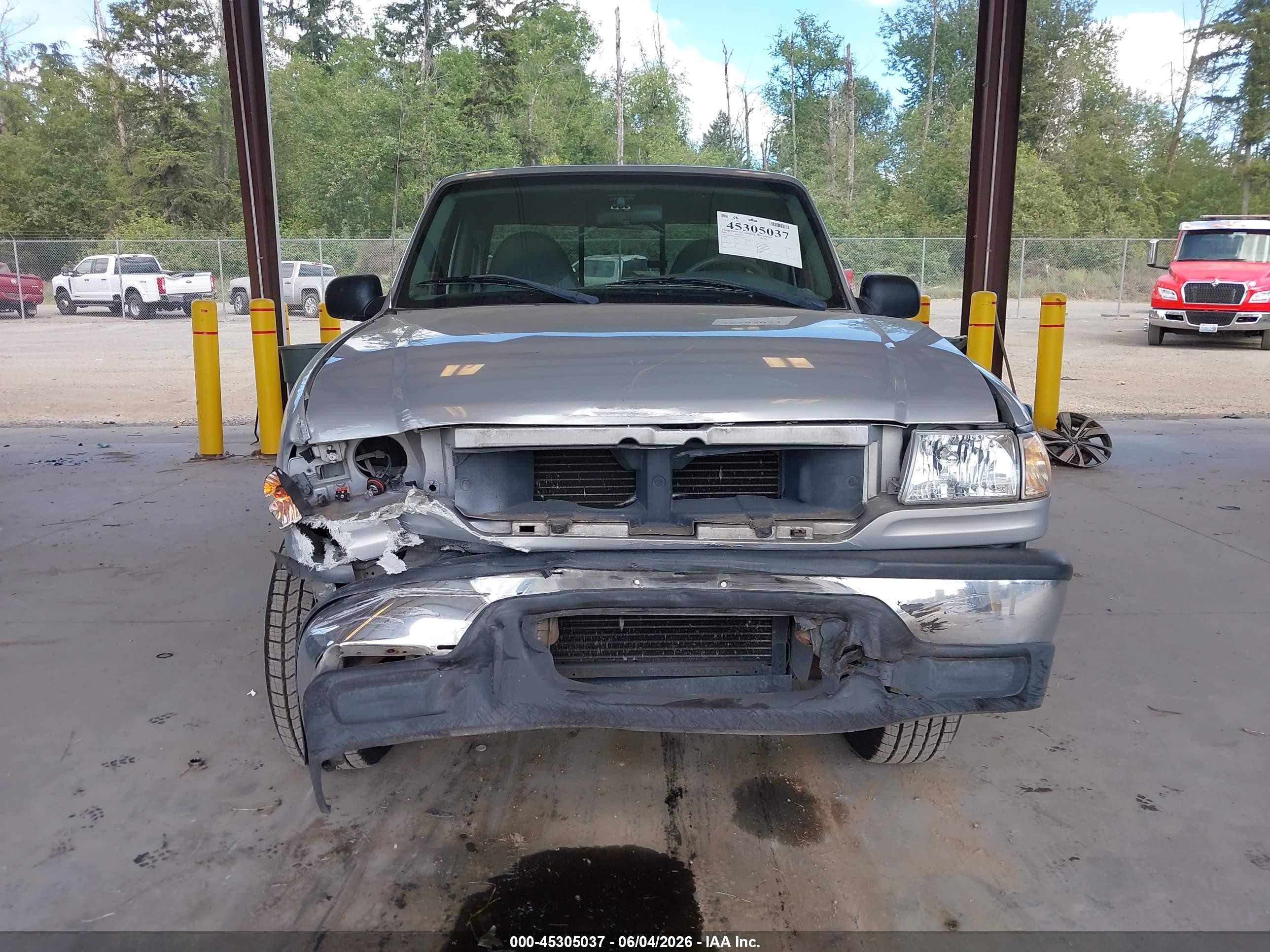 2001 Mazda B2300 Se/sx Silver vin: 4F4YR12D41TM30796