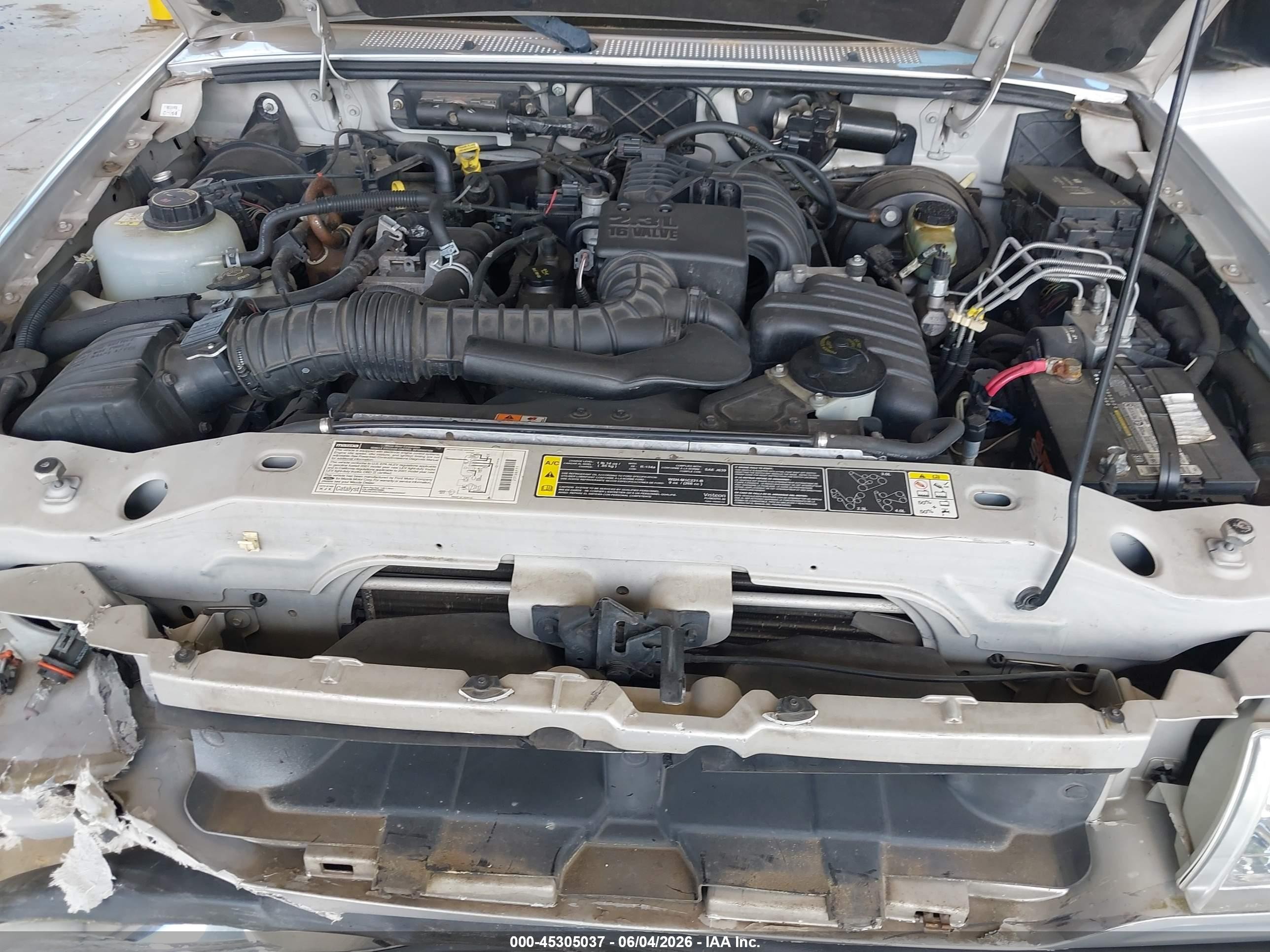 2001 Mazda B2300 Se/sx Silver vin: 4F4YR12D41TM30796