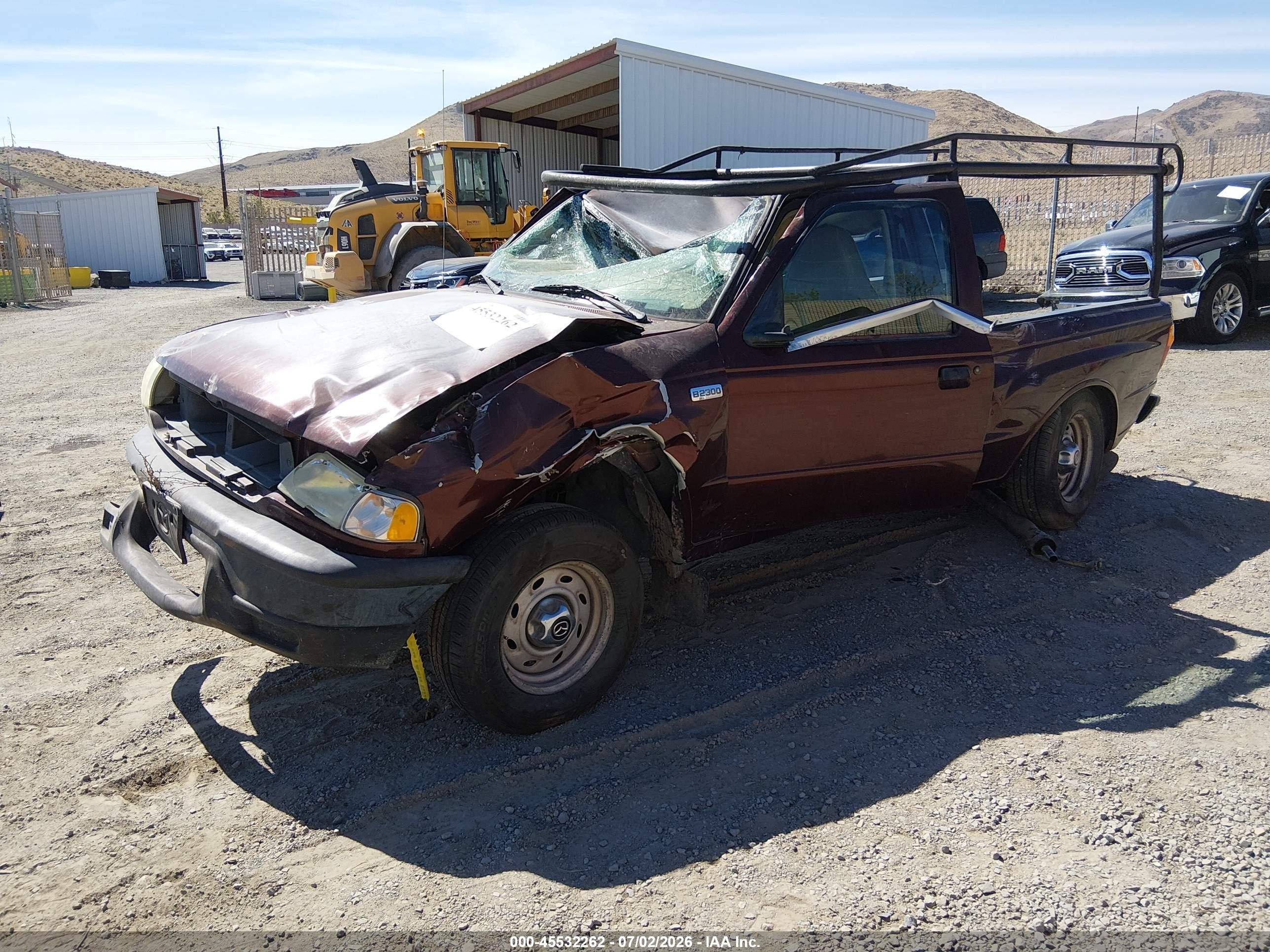 2003 Mazda B2300   Burgundy vin: 4F4YR12D43TM03374