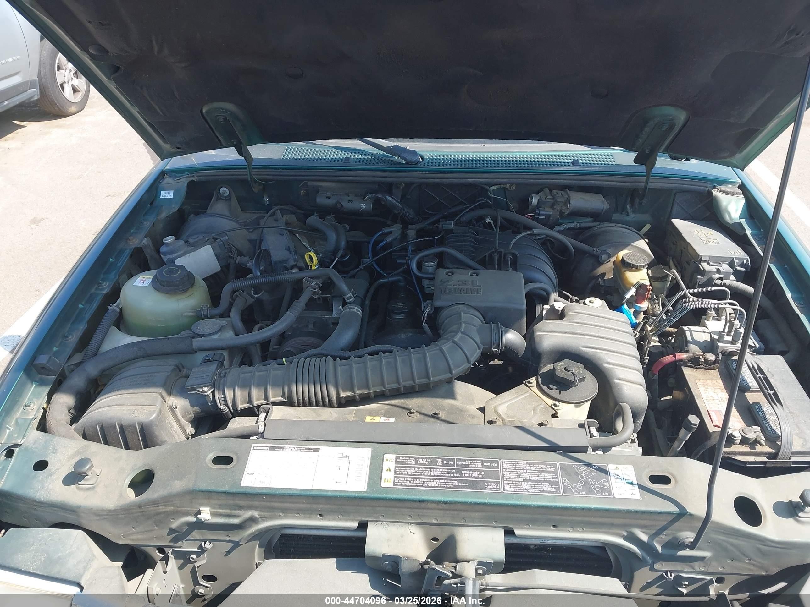 2001 Mazda B2300 Se/sx Green vin: 4F4YR12D51TM18818