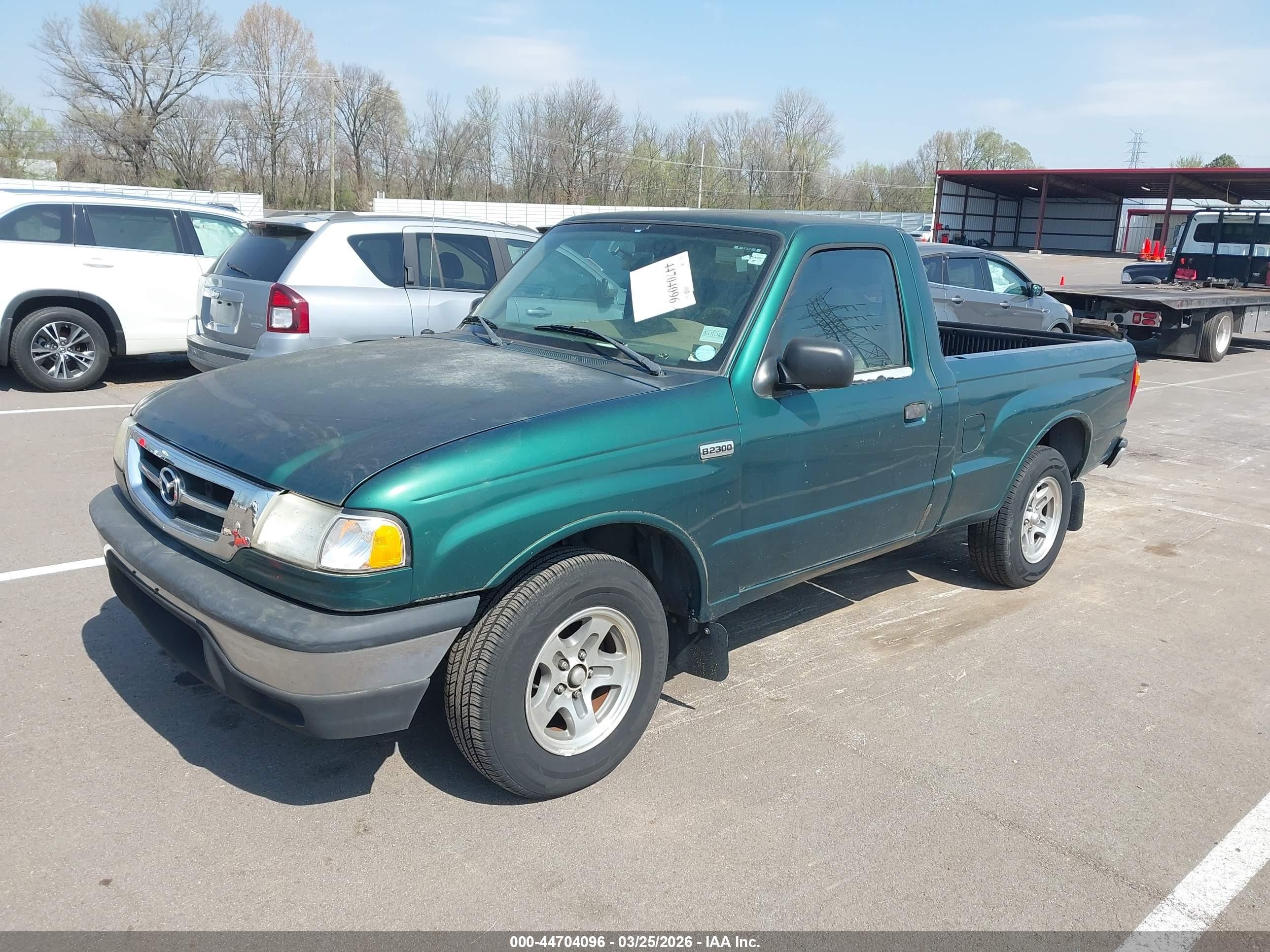 2001 Mazda B2300 Se/sx Green vin: 4F4YR12D51TM18818