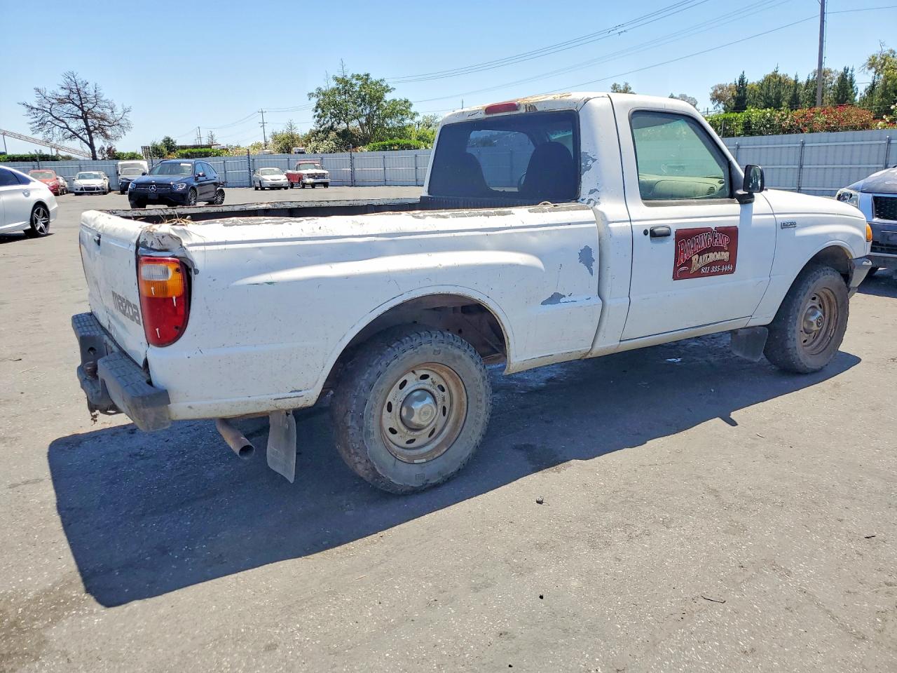 2002 Mazda B2300 White vin: 4F4YR12D62TM23351