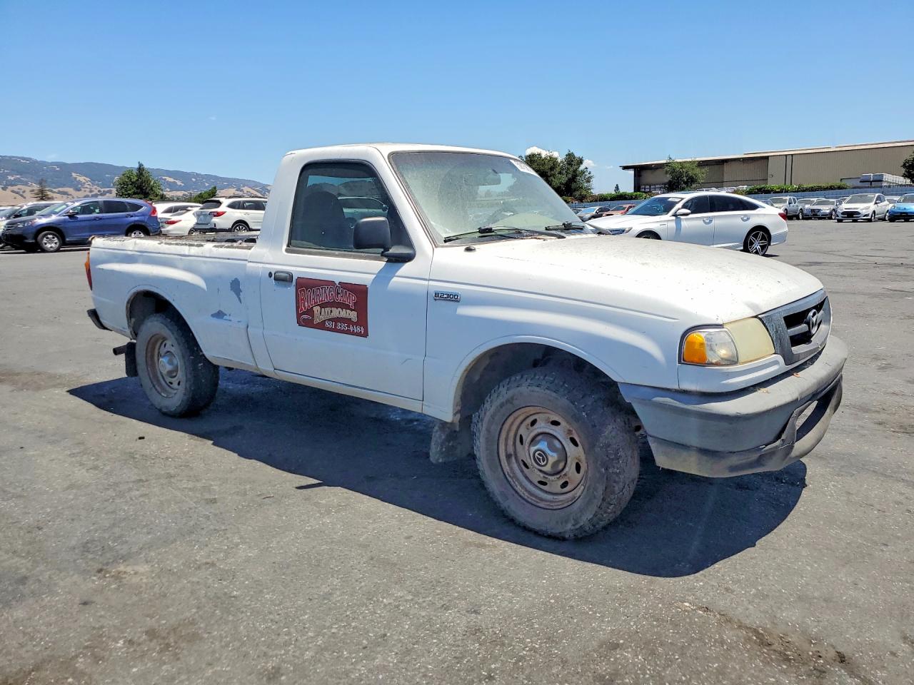 2002 Mazda B2300 White vin: 4F4YR12D62TM23351