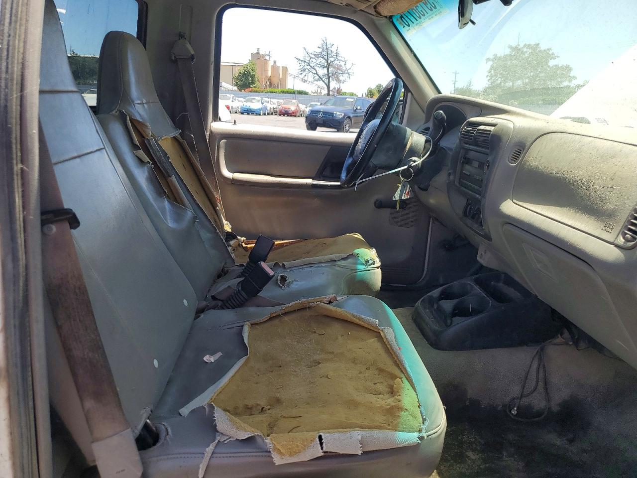 2002 Mazda B2300 White vin: 4F4YR12D62TM23351