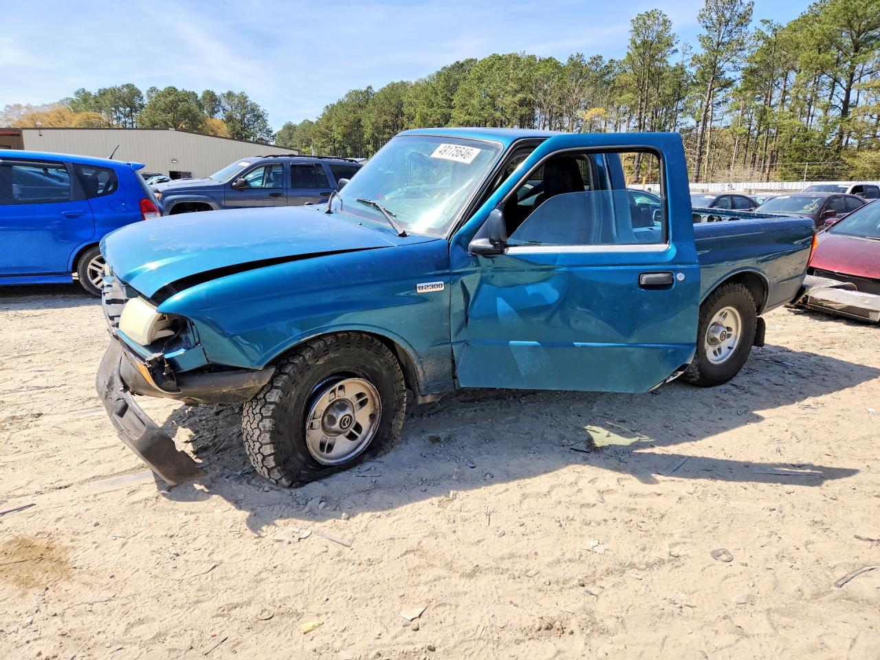 2004 Mazda B2300 Turquoise vin: 4F4YR12D64TM03586