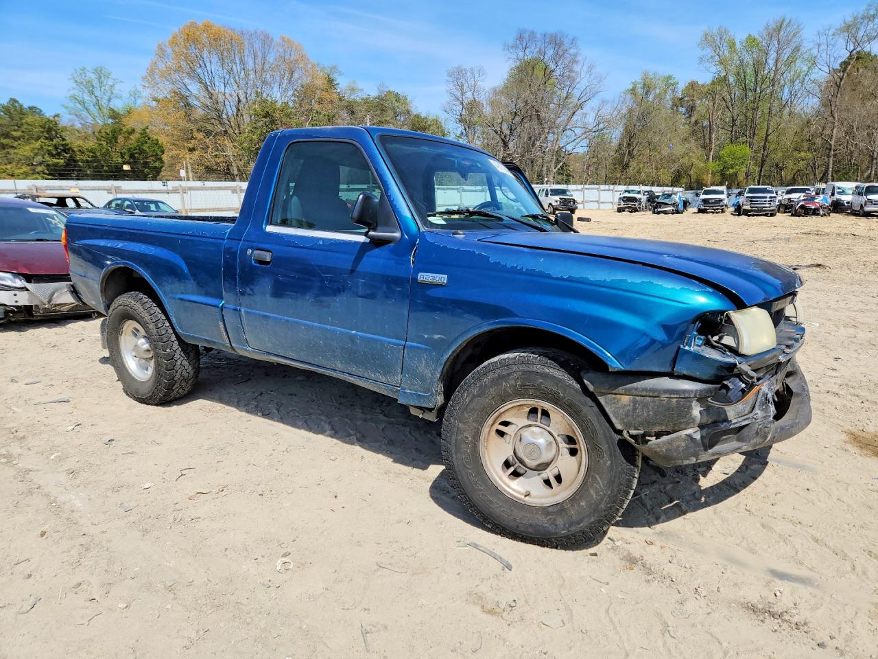 2004 Mazda B2300 Turquoise vin: 4F4YR12D64TM03586