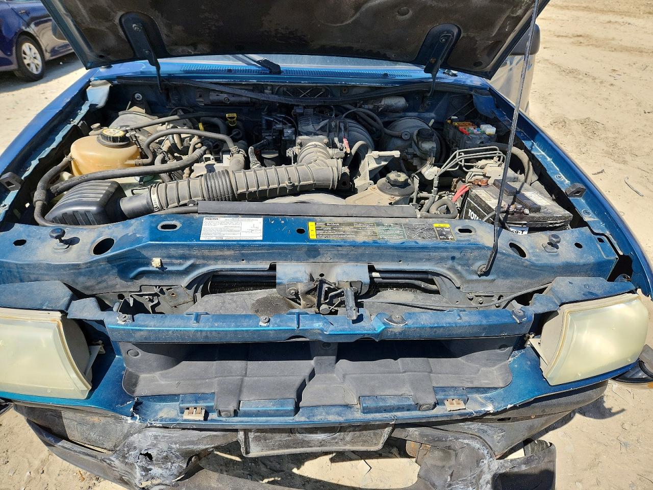 2004 Mazda B2300 Turquoise vin: 4F4YR12D64TM03586