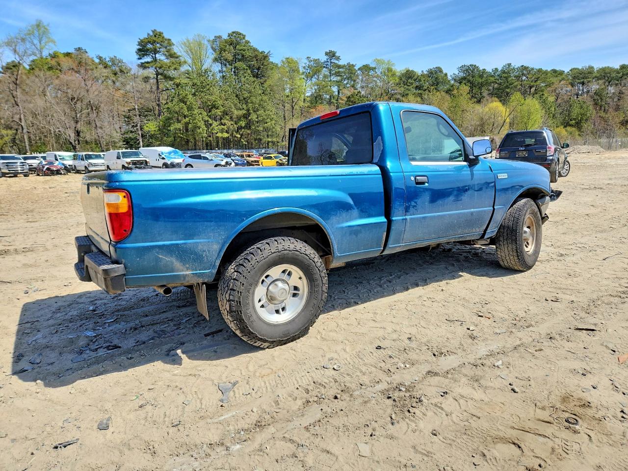2004 Mazda B2300 Turquoise vin: 4F4YR12D64TM03586