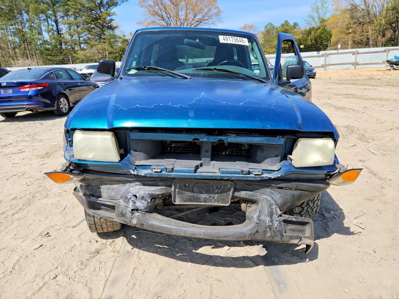2004 Mazda B2300 Turquoise vin: 4F4YR12D64TM03586