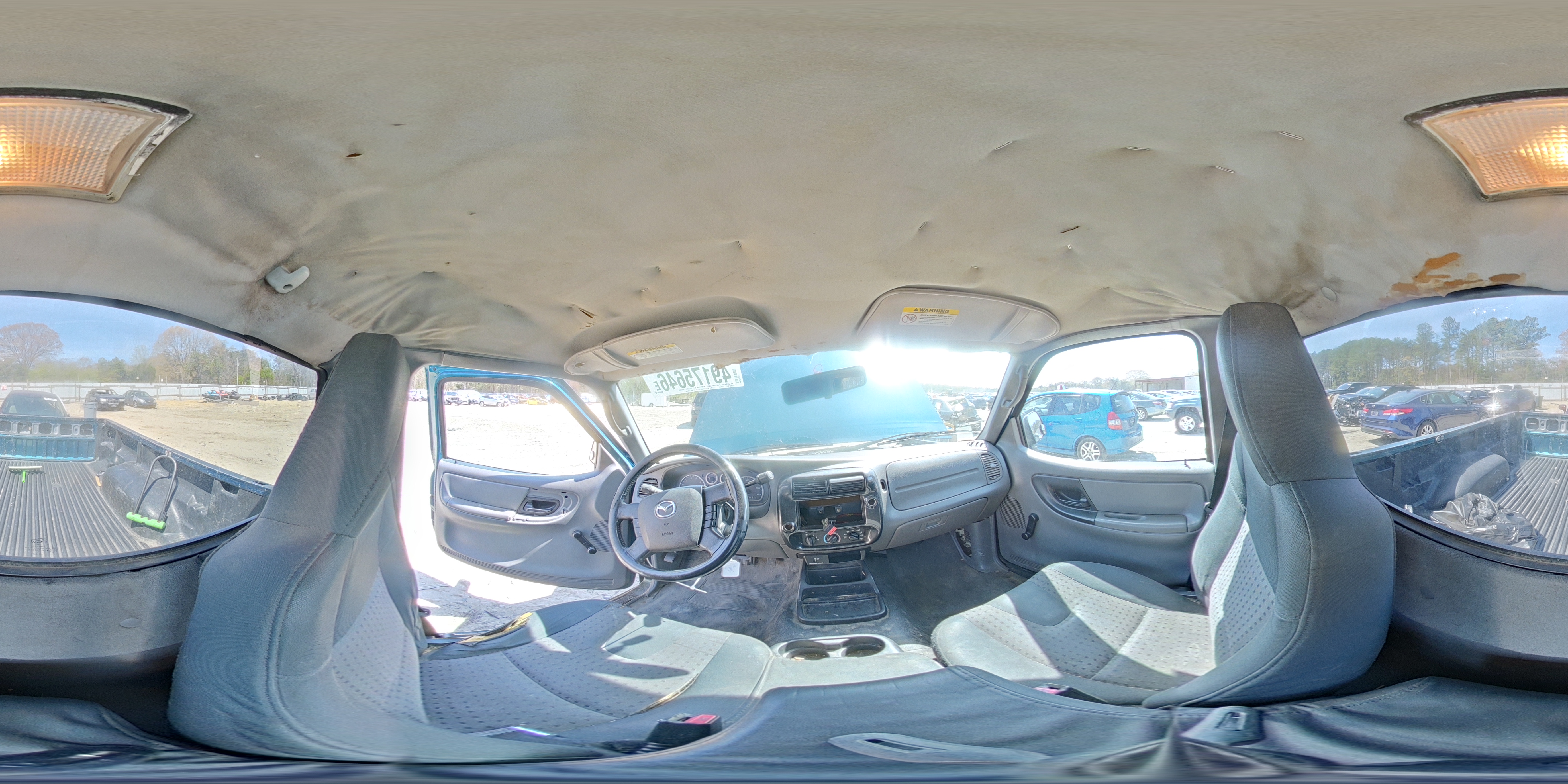 2004 Mazda B2300 Turquoise vin: 4F4YR12D64TM03586