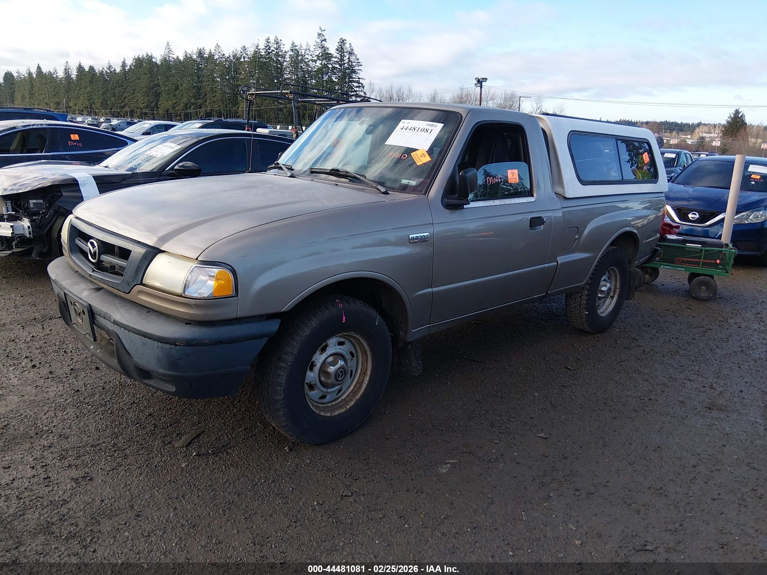 2004 Mazda B2300   Gold vin: 4F4YR12D74TM07436