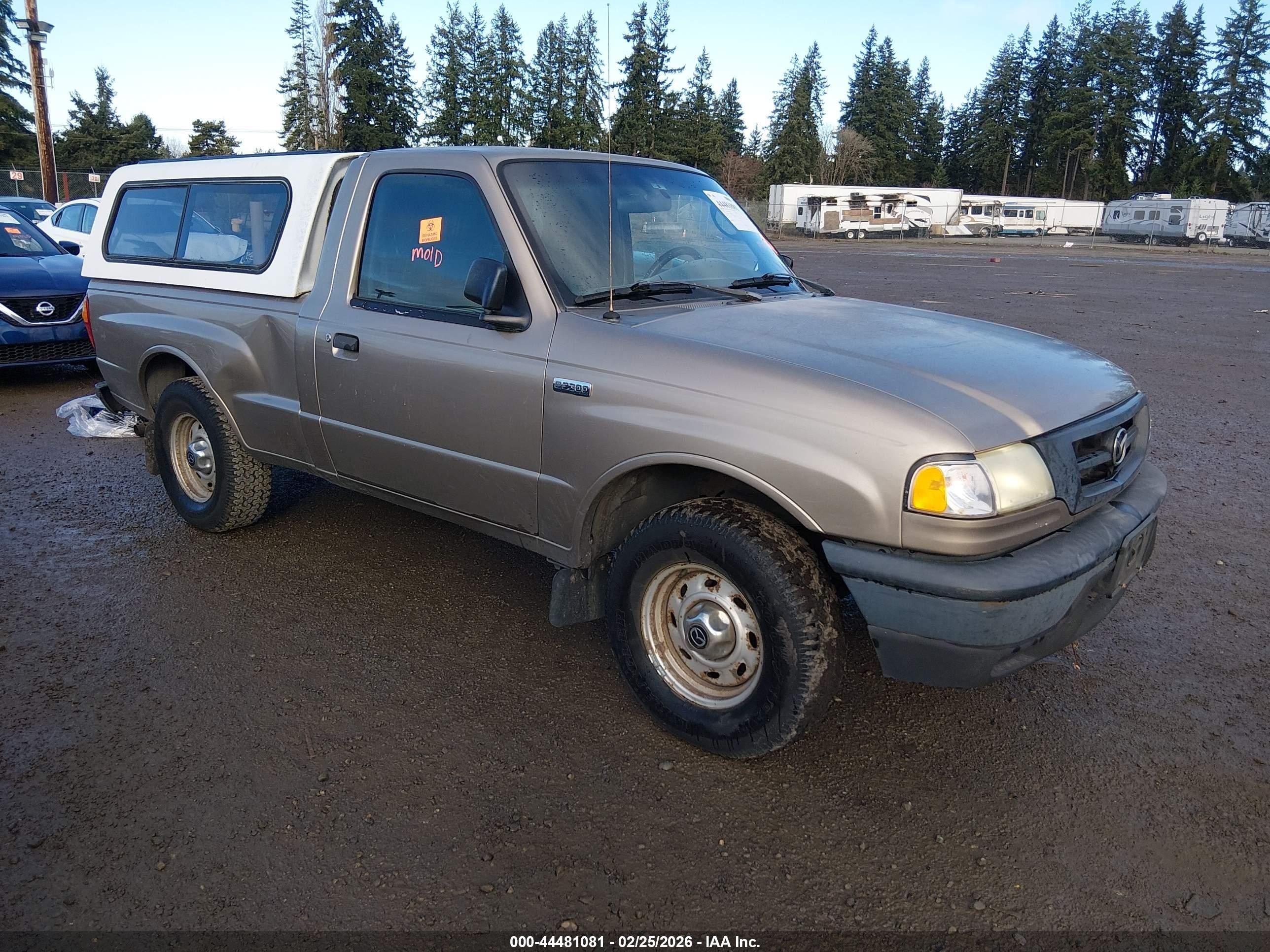 2004 Mazda B2300   Gold vin: 4F4YR12D74TM07436
