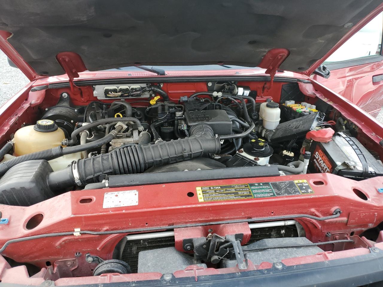 2008 Mazda B2300 Maroon vin: 4F4YR12D78PM01554