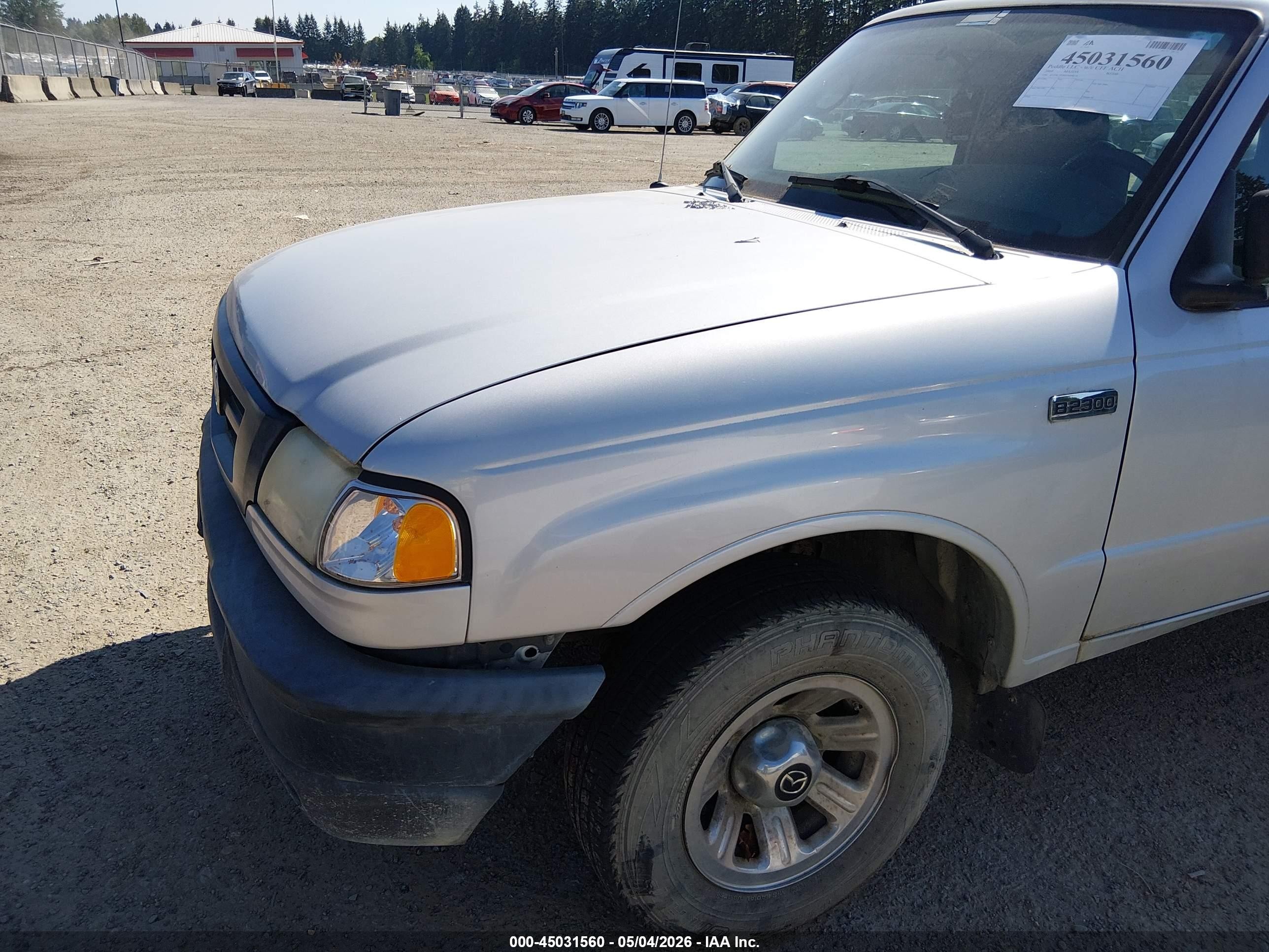 2004 Mazda B2300   Silver vin: 4F4YR12D84TM09874